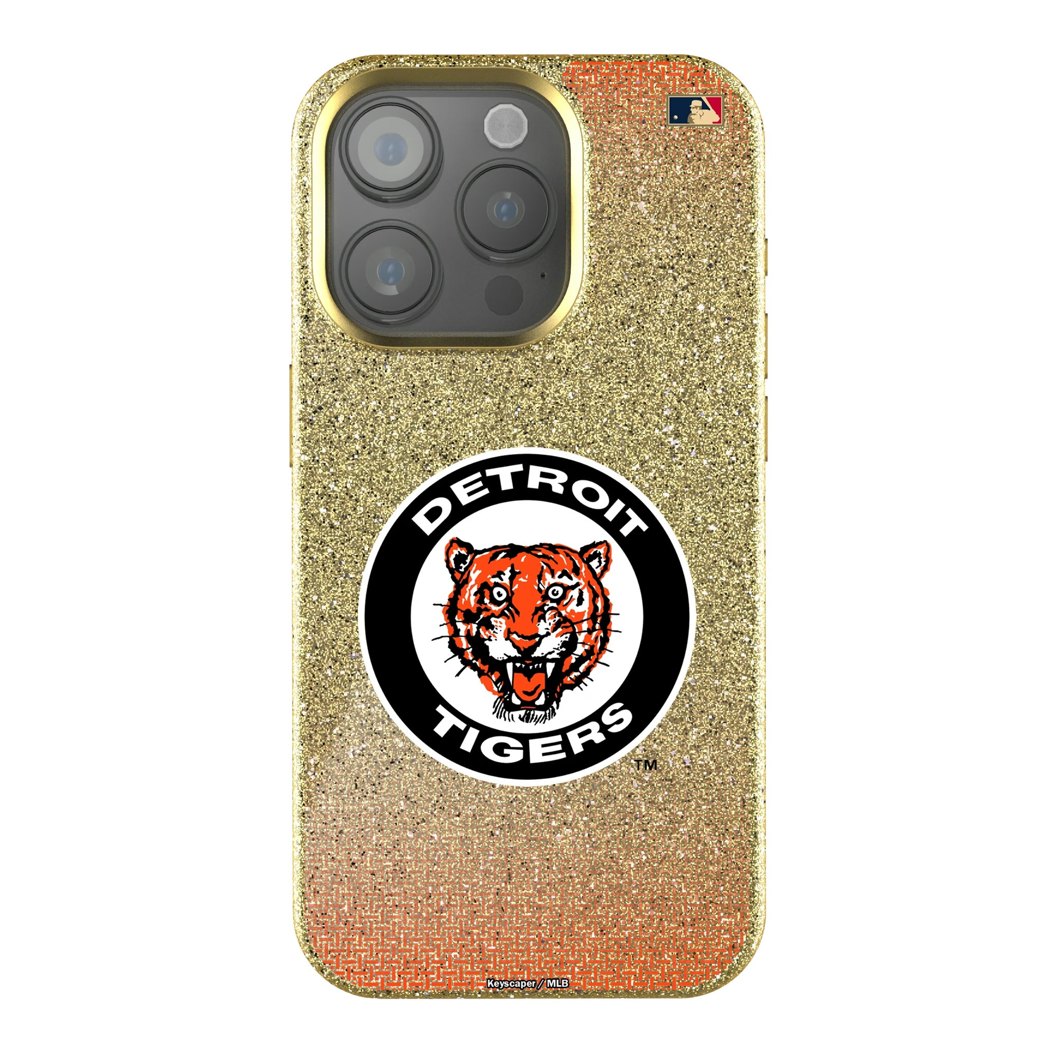 Detroit Tigers 1961-1963 - Cooperstown Collection Linen iPhone Bling Phone Case for Apple iPhone