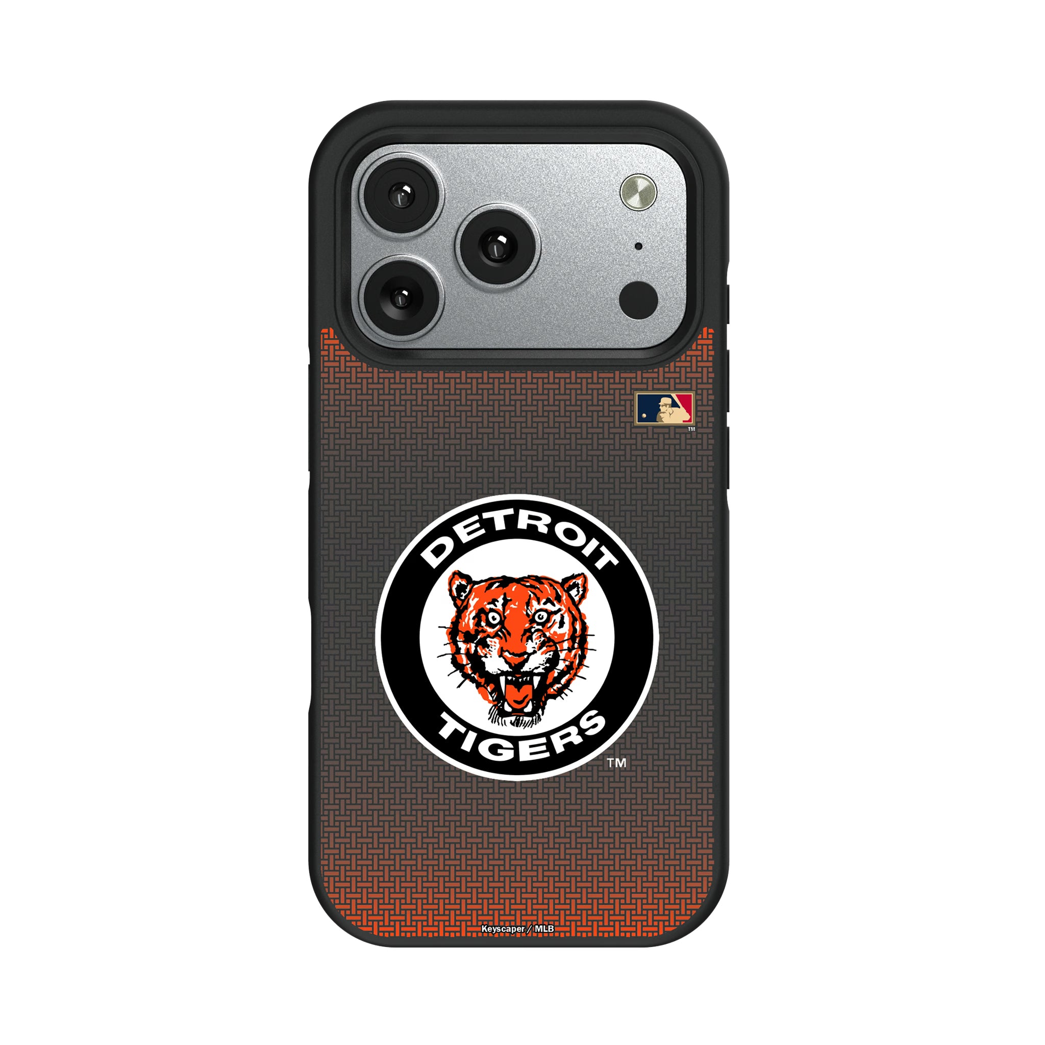 Detroit Tigers 1961-1963 - Cooperstown Collection Linen iPhone Bump Phone Case for Apple iPhone#Device_iPhone 17 Pro
