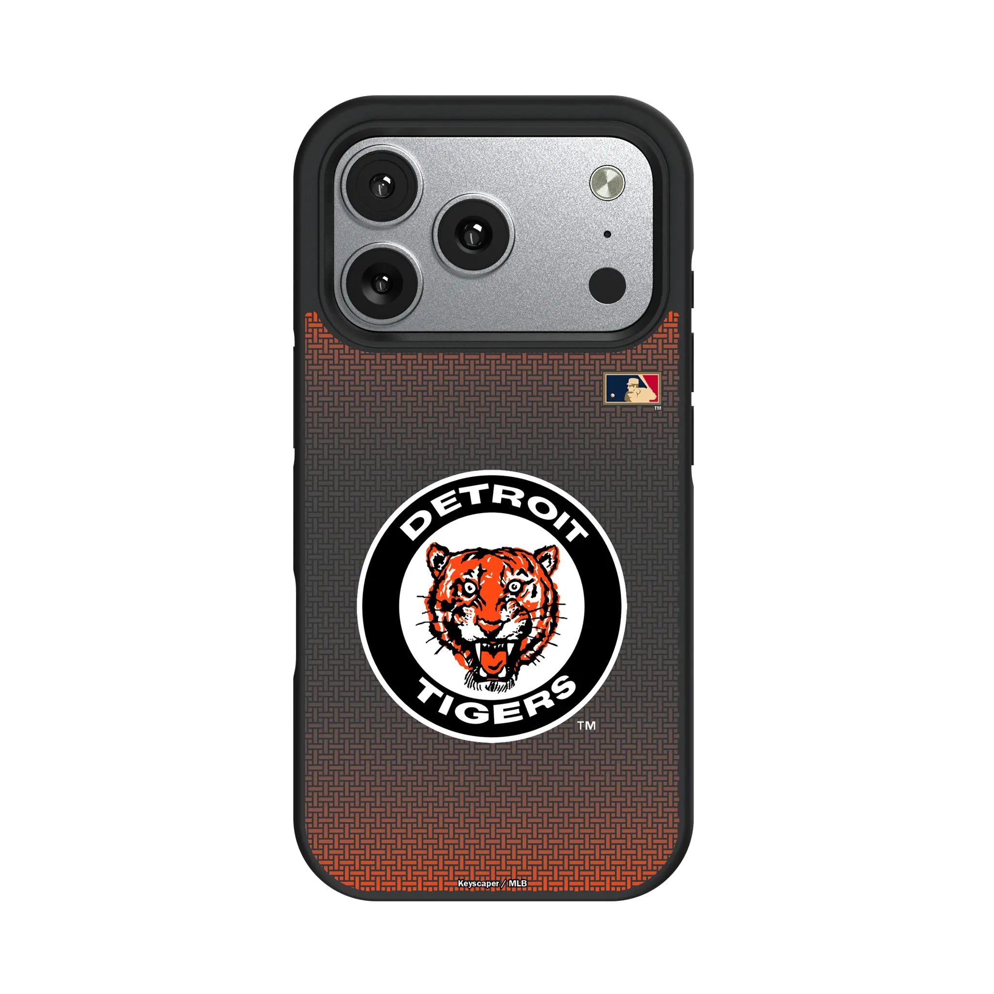 Detroit Tigers 1961-1963 - Cooperstown Collection Linen iPhone Bump Phone Case for Apple iPhone#Device_iPhone 17 Pro