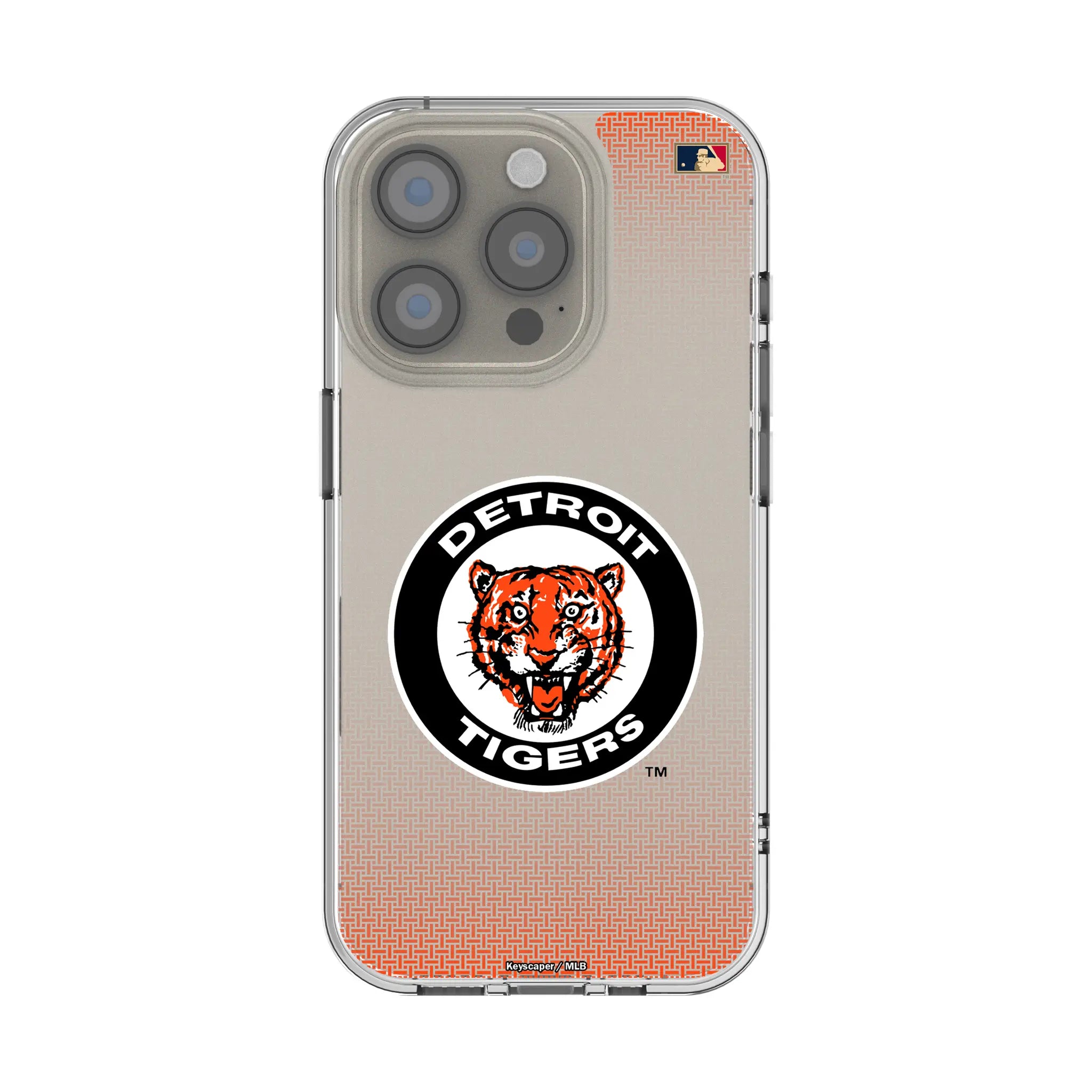 Detroit Tigers 1961-1963 - Cooperstown Collection Linen iPhone Clear Phone Case for Apple iPhone