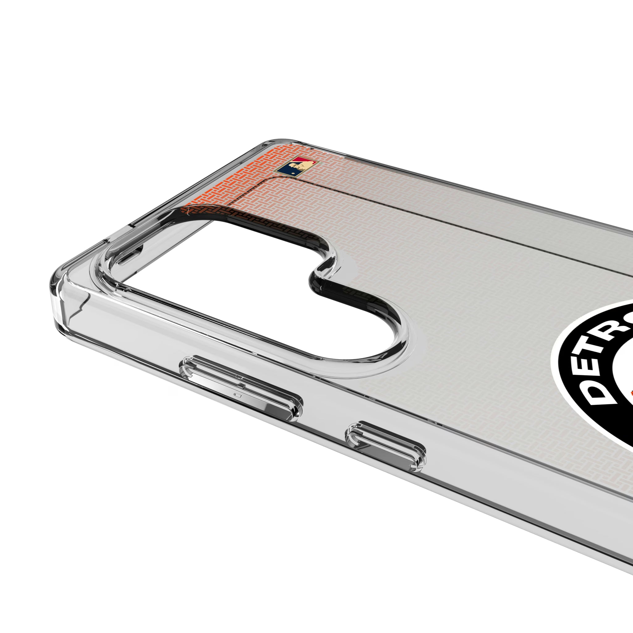 Detroit Tigers 1961-1963 - Cooperstown Collection Linen Galaxy Clear Phone Case for Samsung Galaxy - Detail
