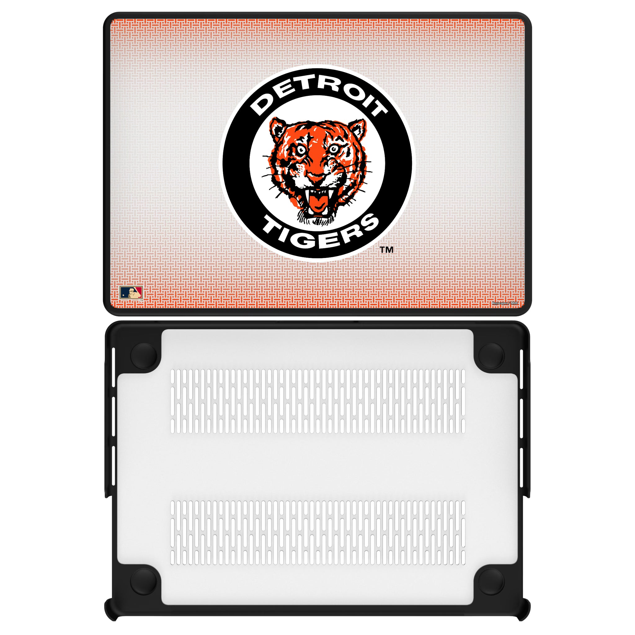 Detroit Tigers 1961-1963 - Cooperstown Collection Linen MacBook Laptop Case for Apple MacBook#Device_MacBook Pro (14-inch, 2021) / MacBook Pro (14-inch, 2023) / MacBook Pro (14-inch, 2024)