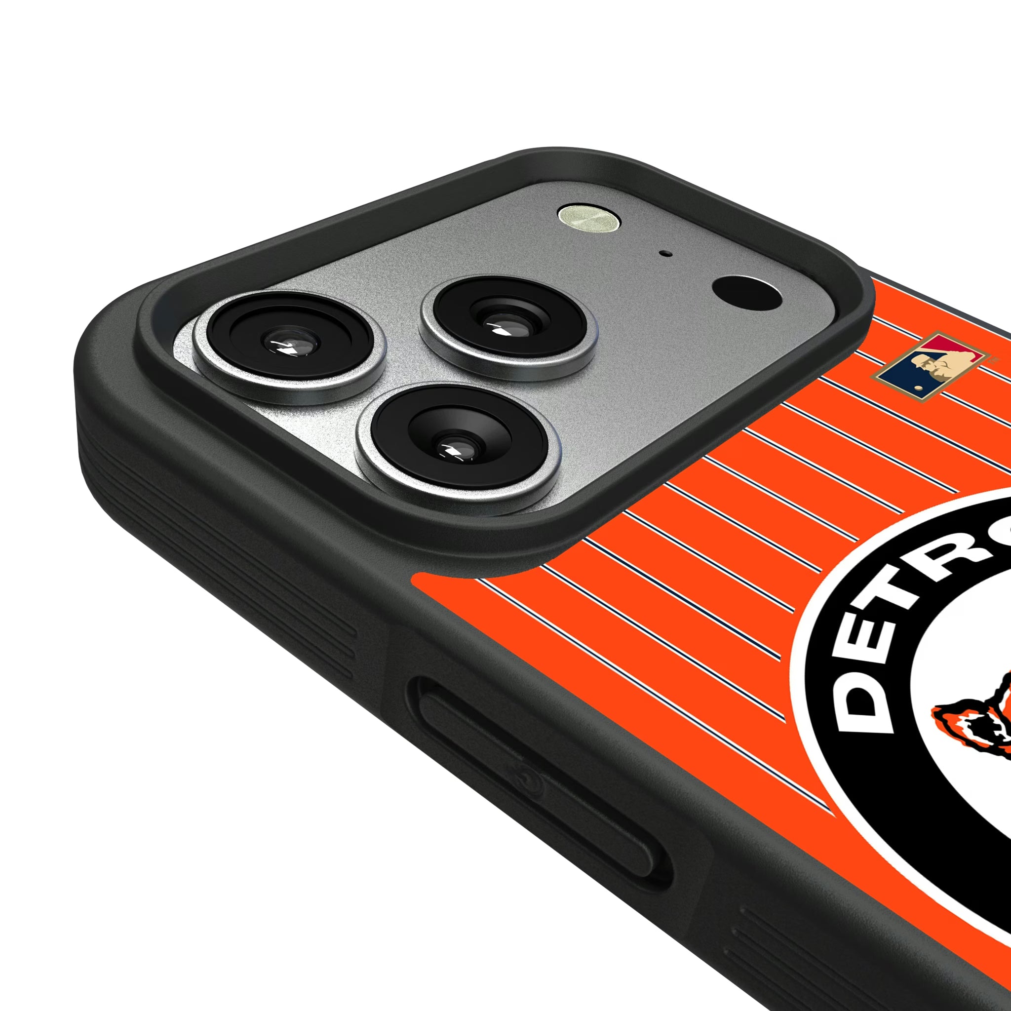 Detroit Tigers 1961-1963 - Cooperstown Collection Pinstripe iPhone Bump Phone Case for Apple iPhone - Detail#Device_iPhone 17 Pro