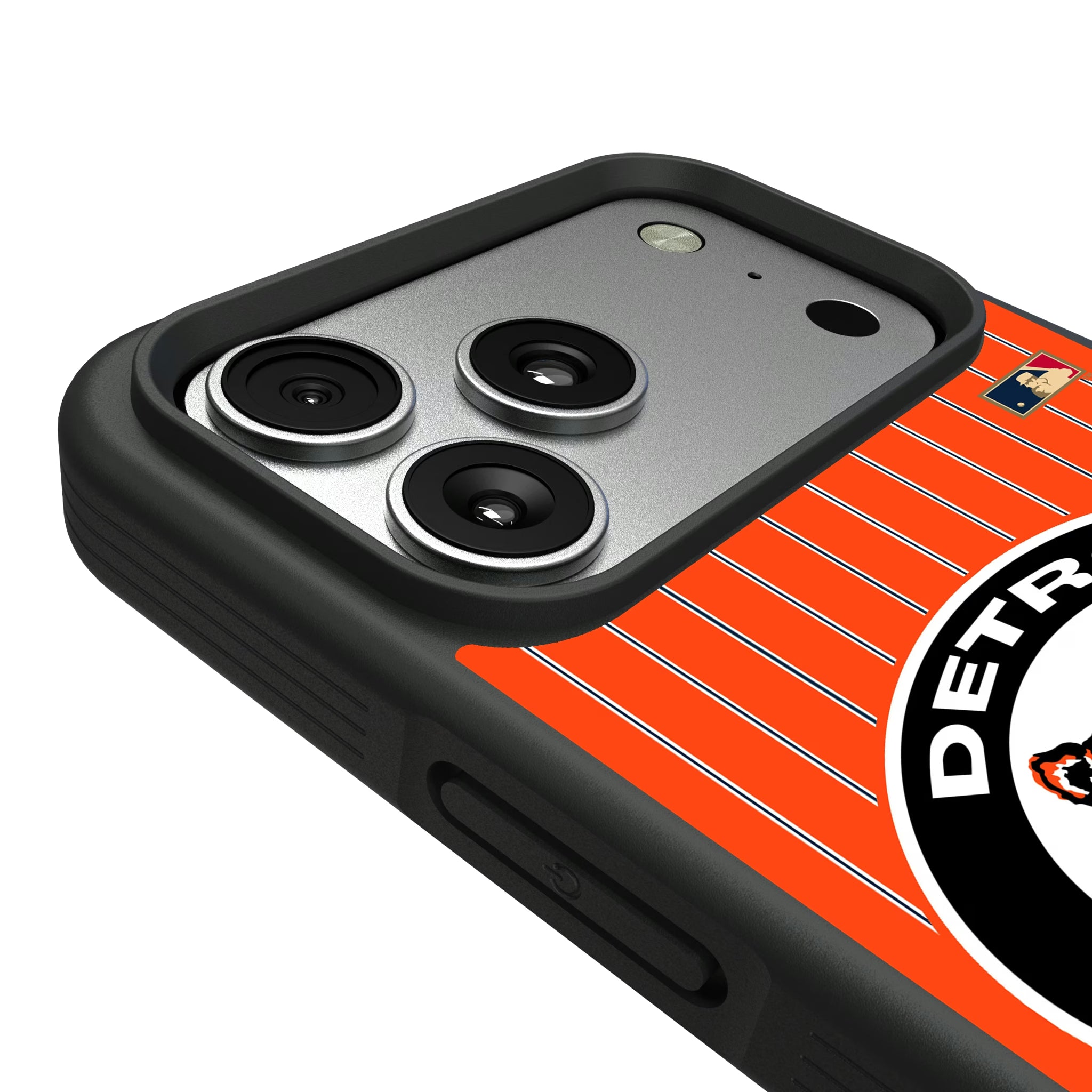 Detroit Tigers 1961-1963 - Cooperstown Collection Pinstripe iPhone Bump Phone Case for Apple iPhone - Detail#Device_iPhone 17 Pro Max