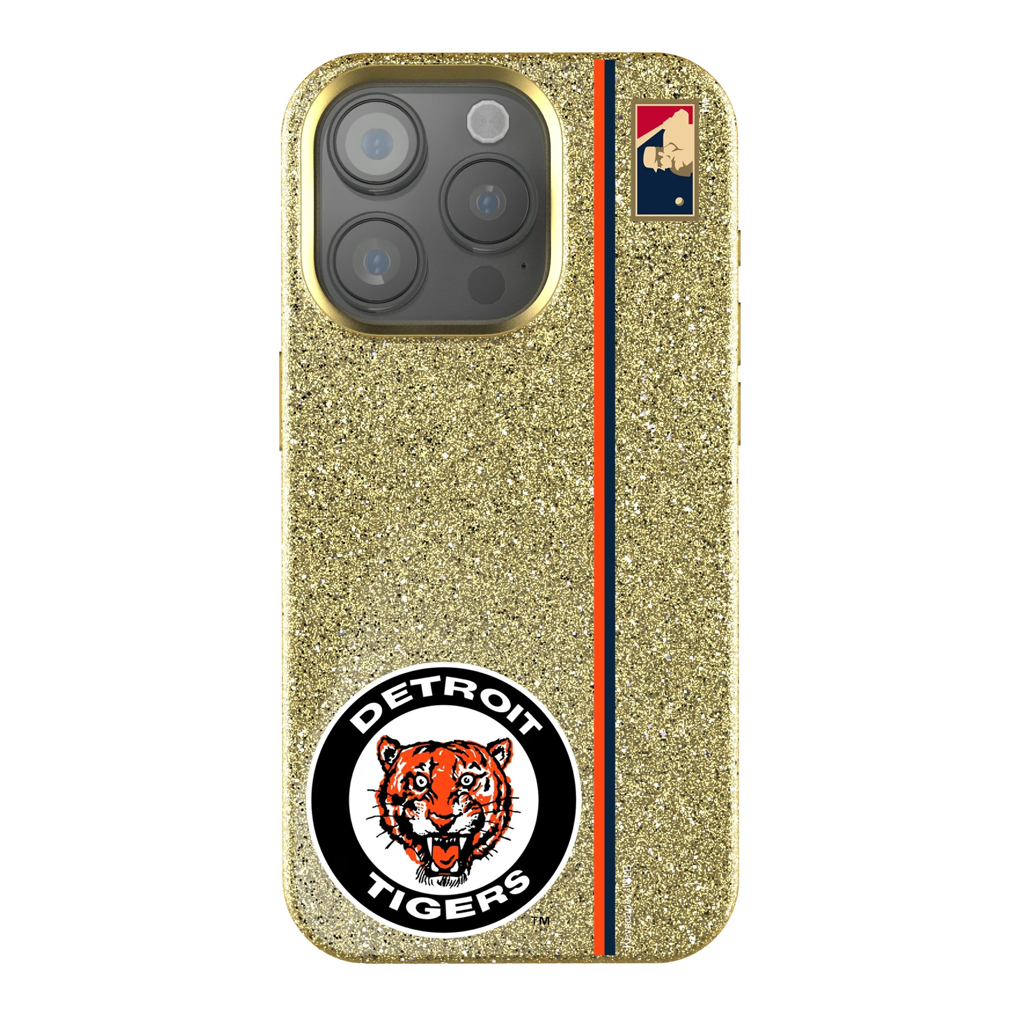 Detroit Tigers 1961-1963 - Cooperstown Collection Sidebar iPhone Bling Phone Case for Apple iPhone