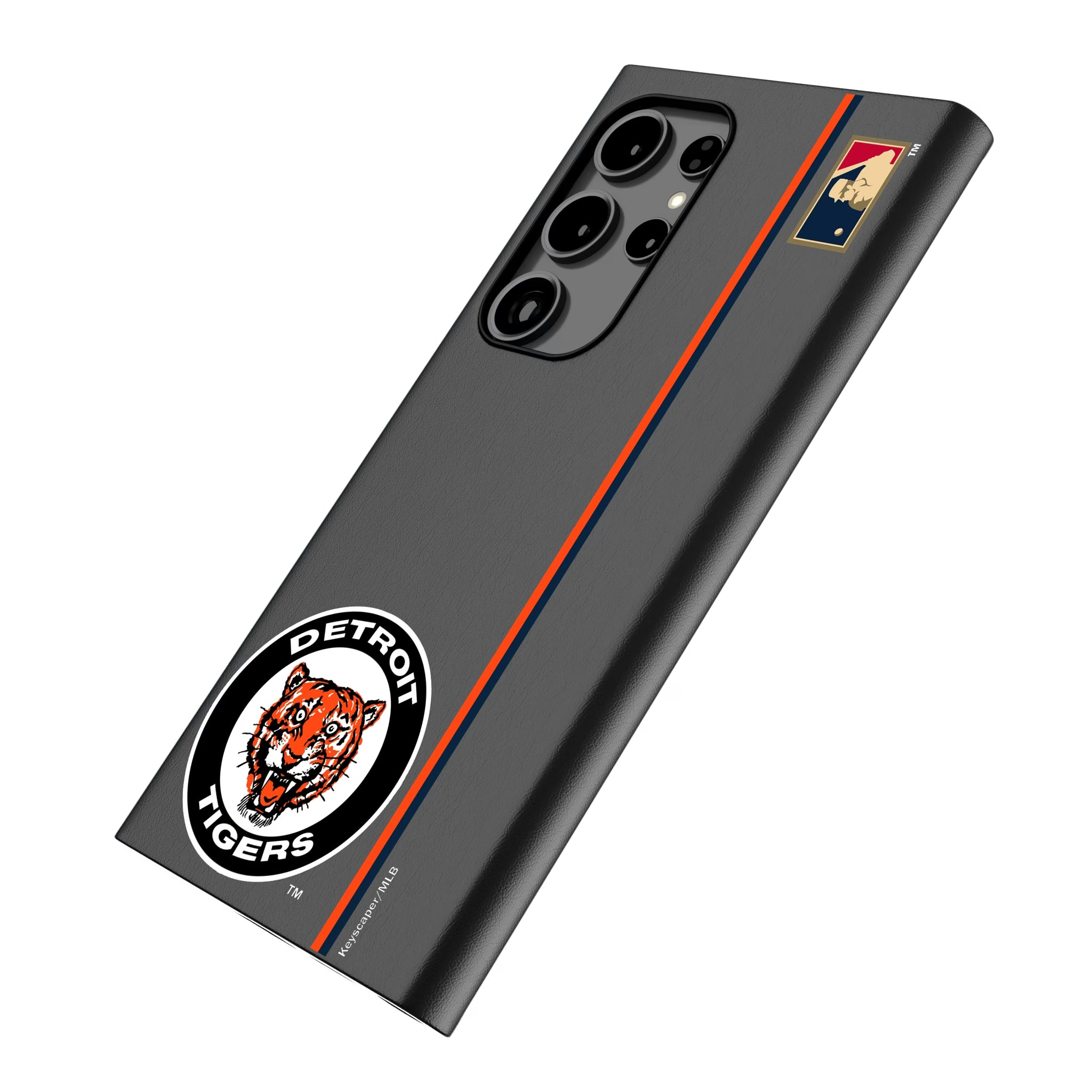 Detroit Tigers 1961-1963 - Cooperstown Collection Sidebar Galaxy MagSafe Compatible Phone Case for Samsung Galaxy - Isometric View