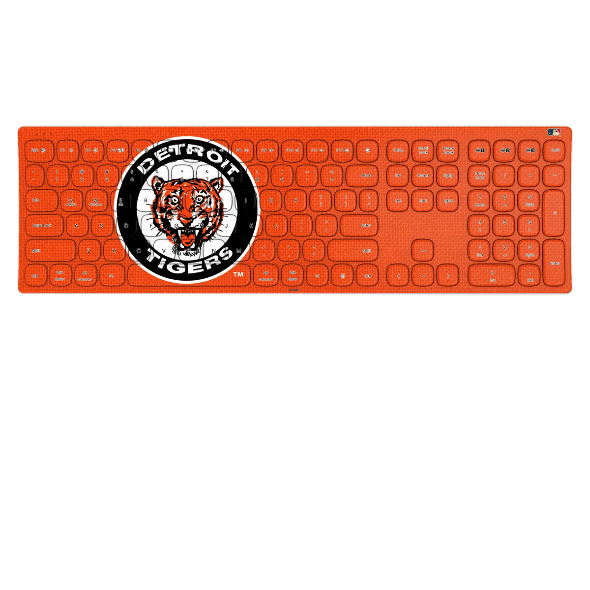 Detroit Tigers 1961-1963 - Cooperstown Collection Solid KKB605 Curved Wireless Keyboard