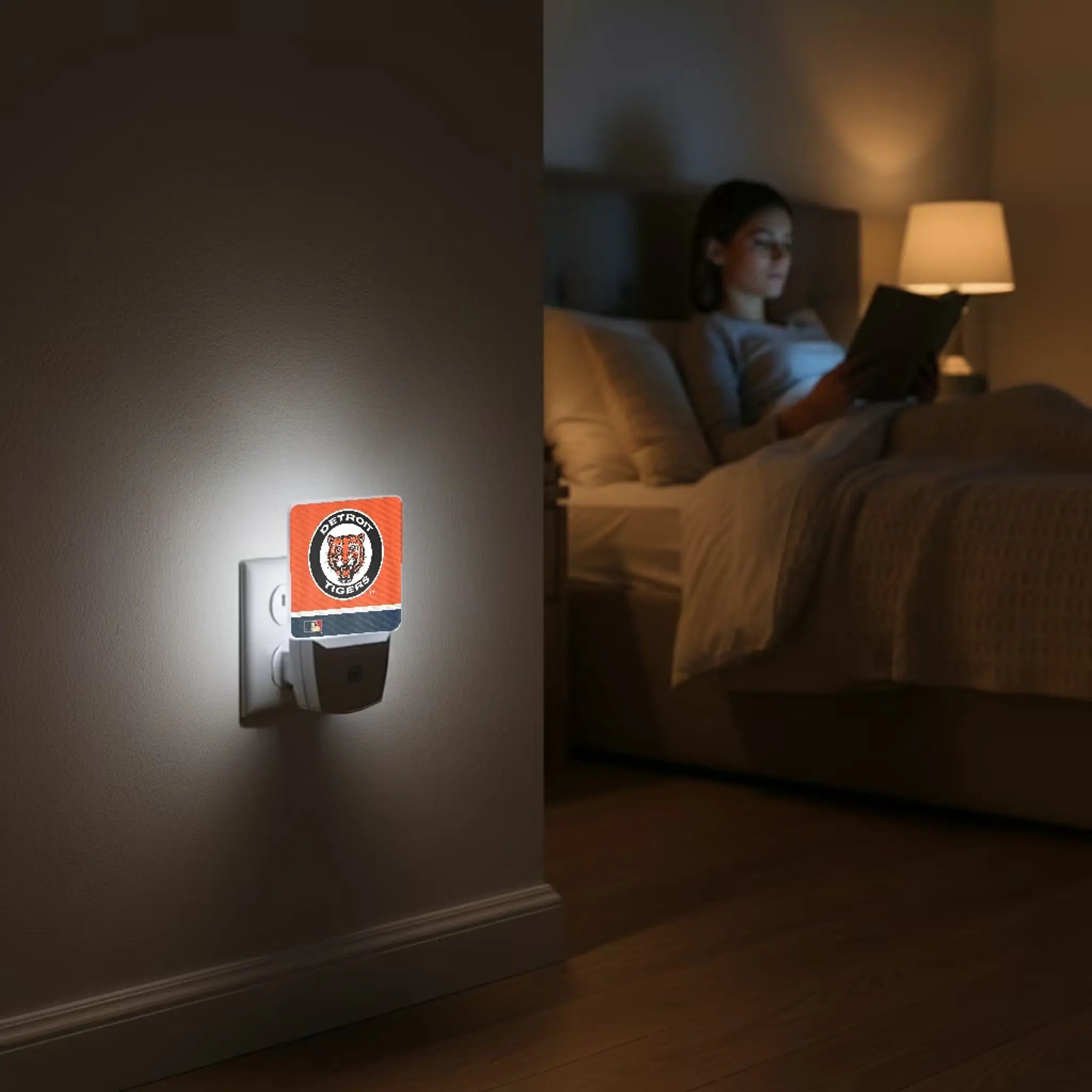 Detroit Tigers 1961-1963 - Cooperstown Collection Stripe Night Light 2-Pack - Lifestyle