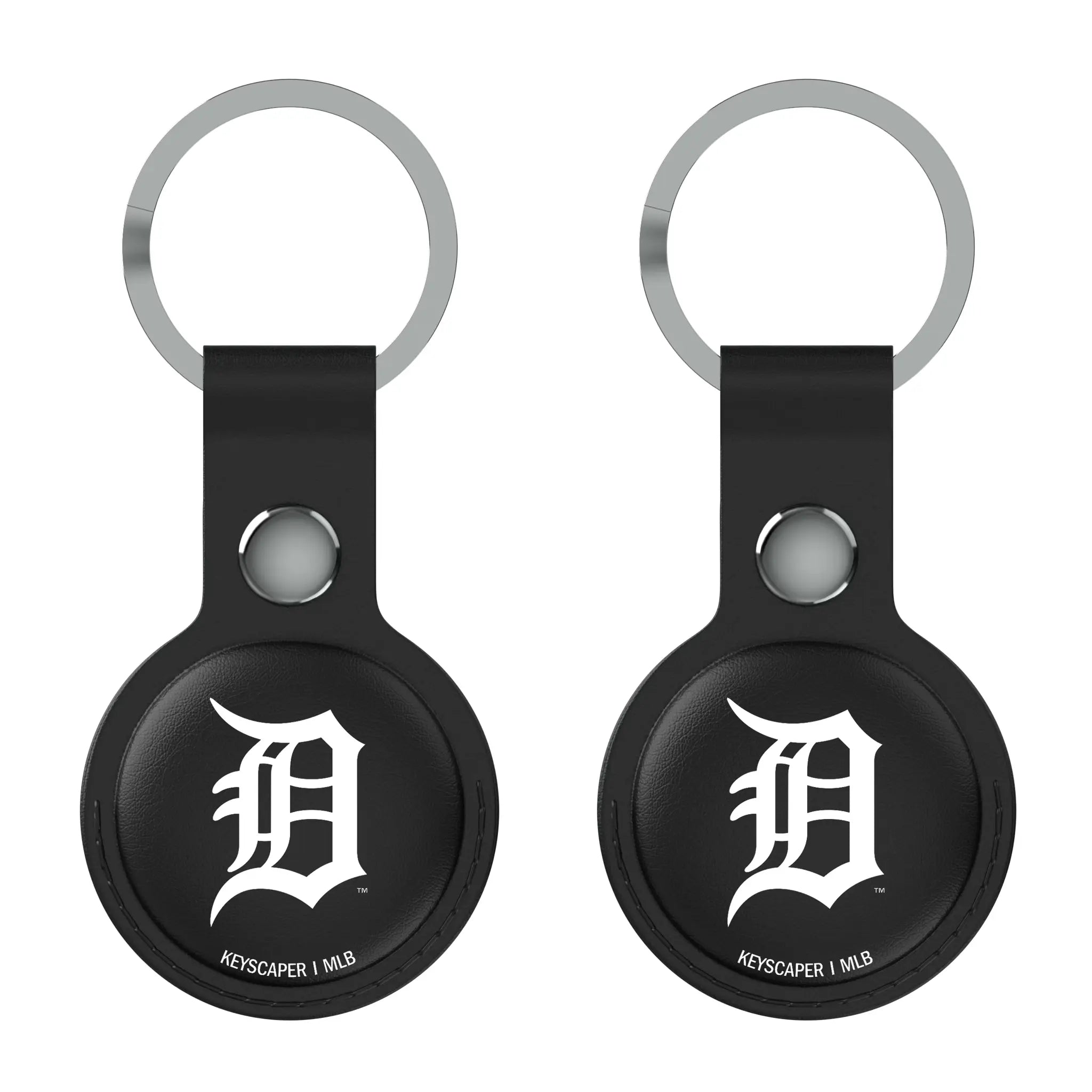 Detroit Tigers Insignia AirTag Black Airtag Holder 2-Pack
