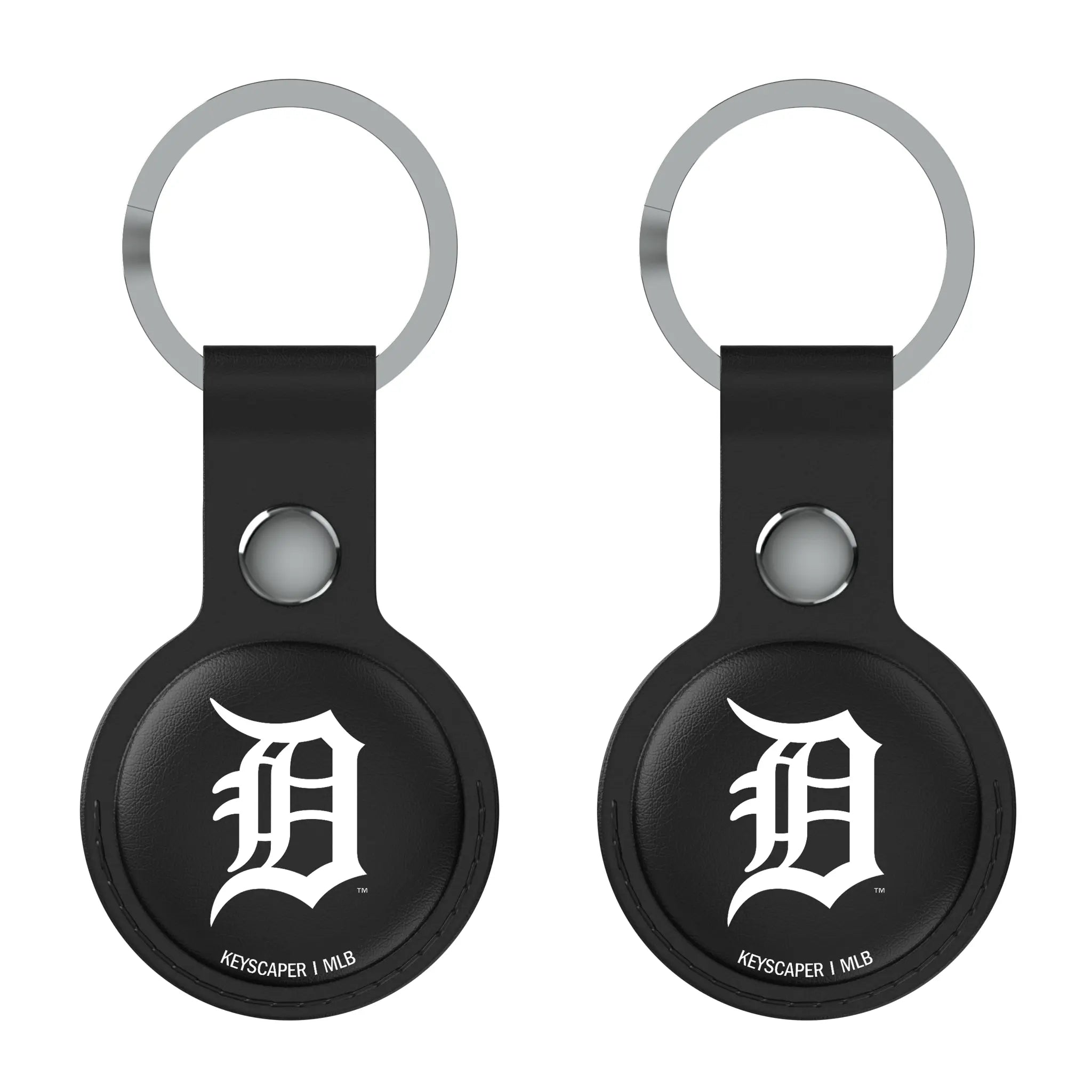 Detroit Tigers Insignia AirTag Black Airtag Holder 2-Pack