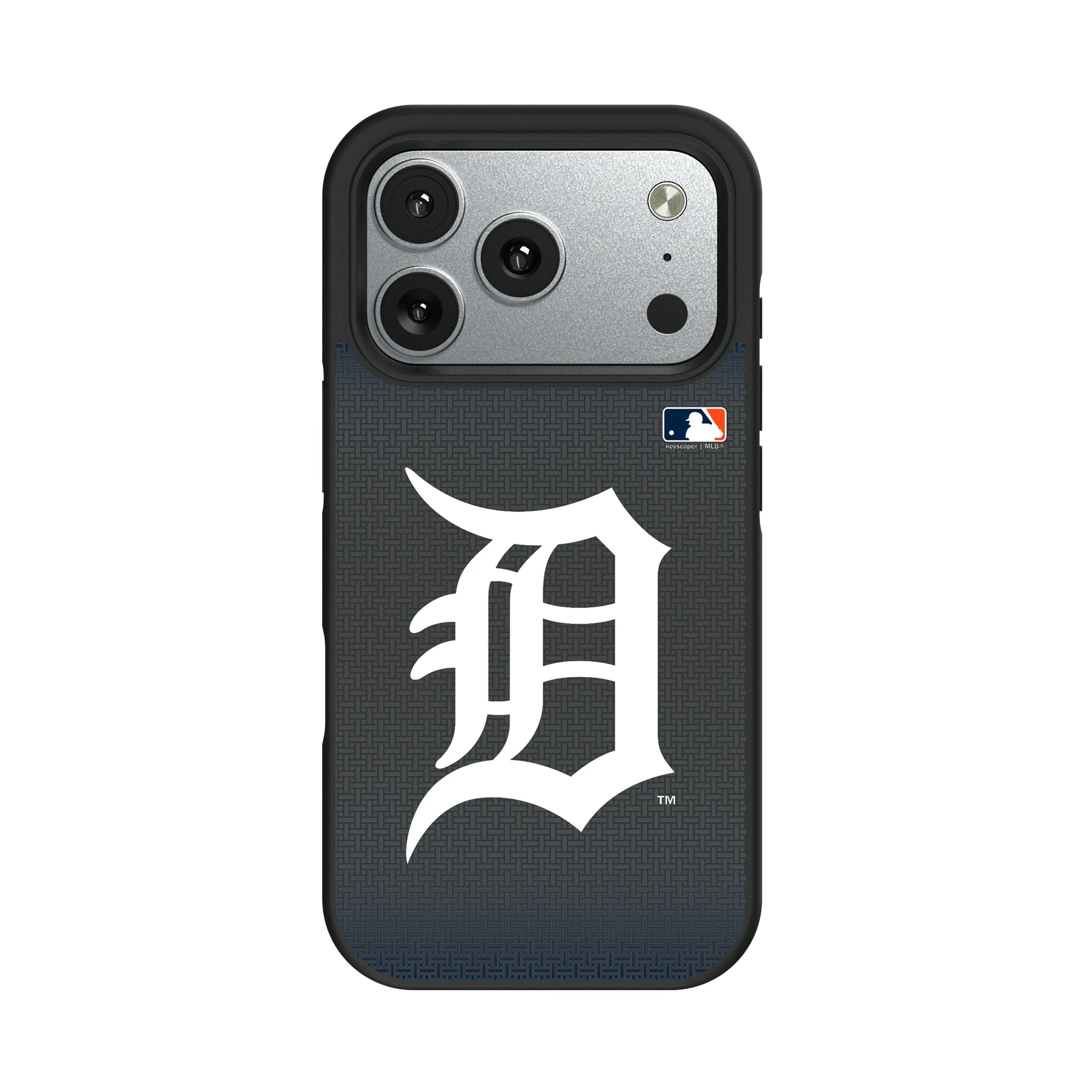Detroit Tigers Linen iPhone Bump Phone Case for Apple iPhone#Device_iPhone 17 Pro