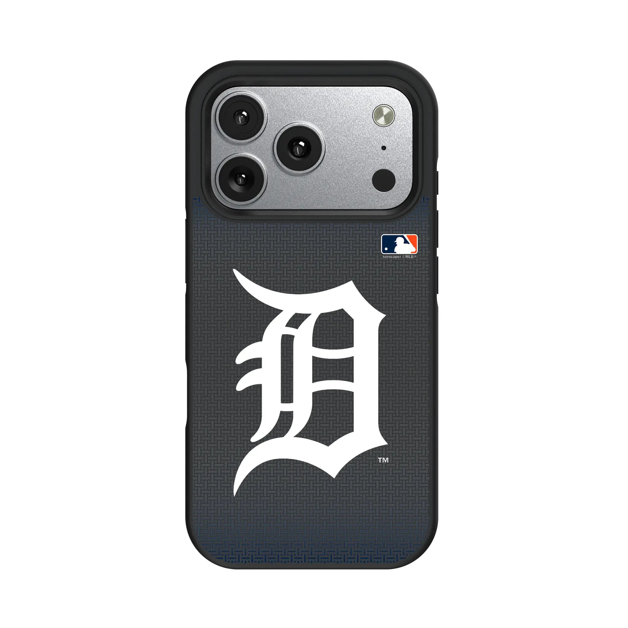 Detroit Tigers Linen iPhone Bump Phone Case for Apple iPhone#Device_iPhone 17 Pro