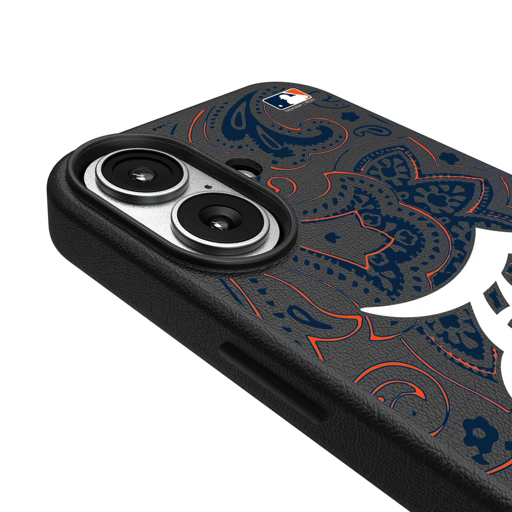 Detroit Tigers Paisley iPhone MagSafe Compatible Phone Case for Apple iPhone - Detail#Device_iPhone 17