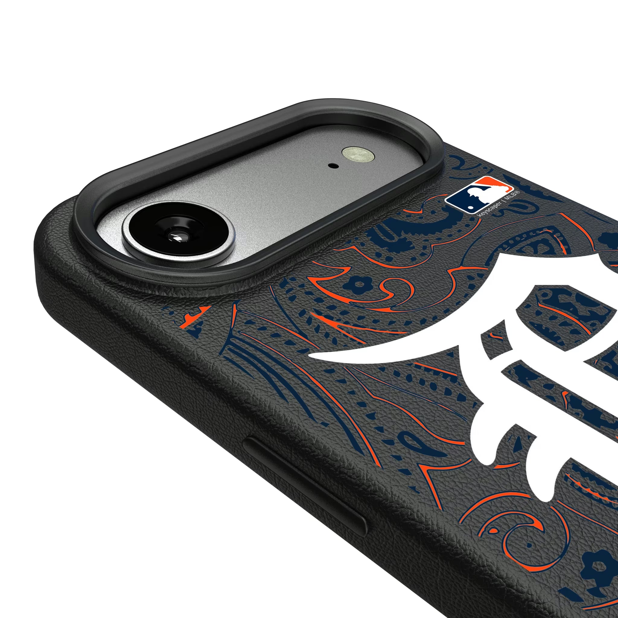 Detroit Tigers Paisley iPhone MagSafe Compatible Phone Case for Apple iPhone - Detail#Device_iPhone Air