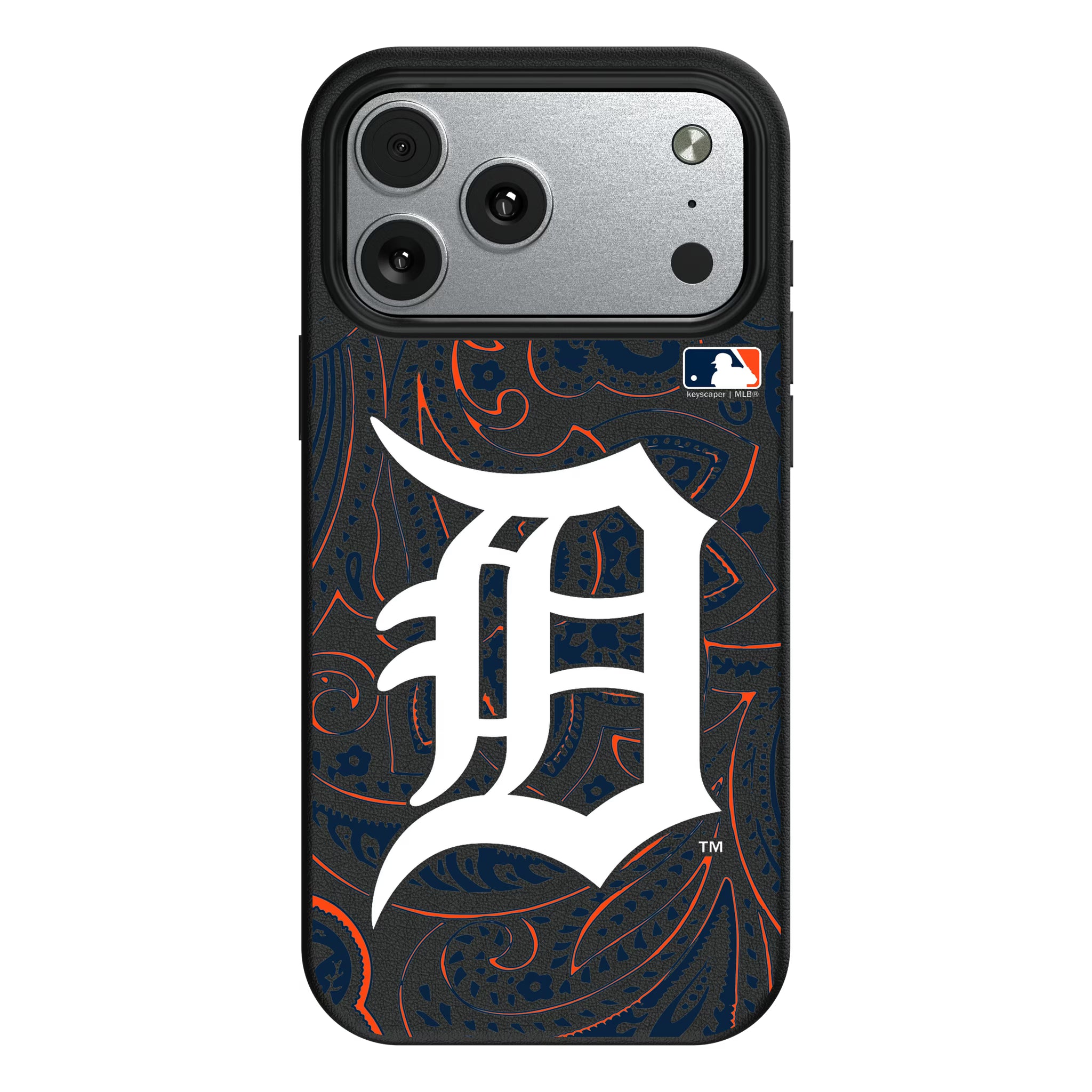 Detroit Tigers Paisley iPhone MagSafe Compatible Phone Case for Apple iPhone#Device_iPhone 17 Pro Max