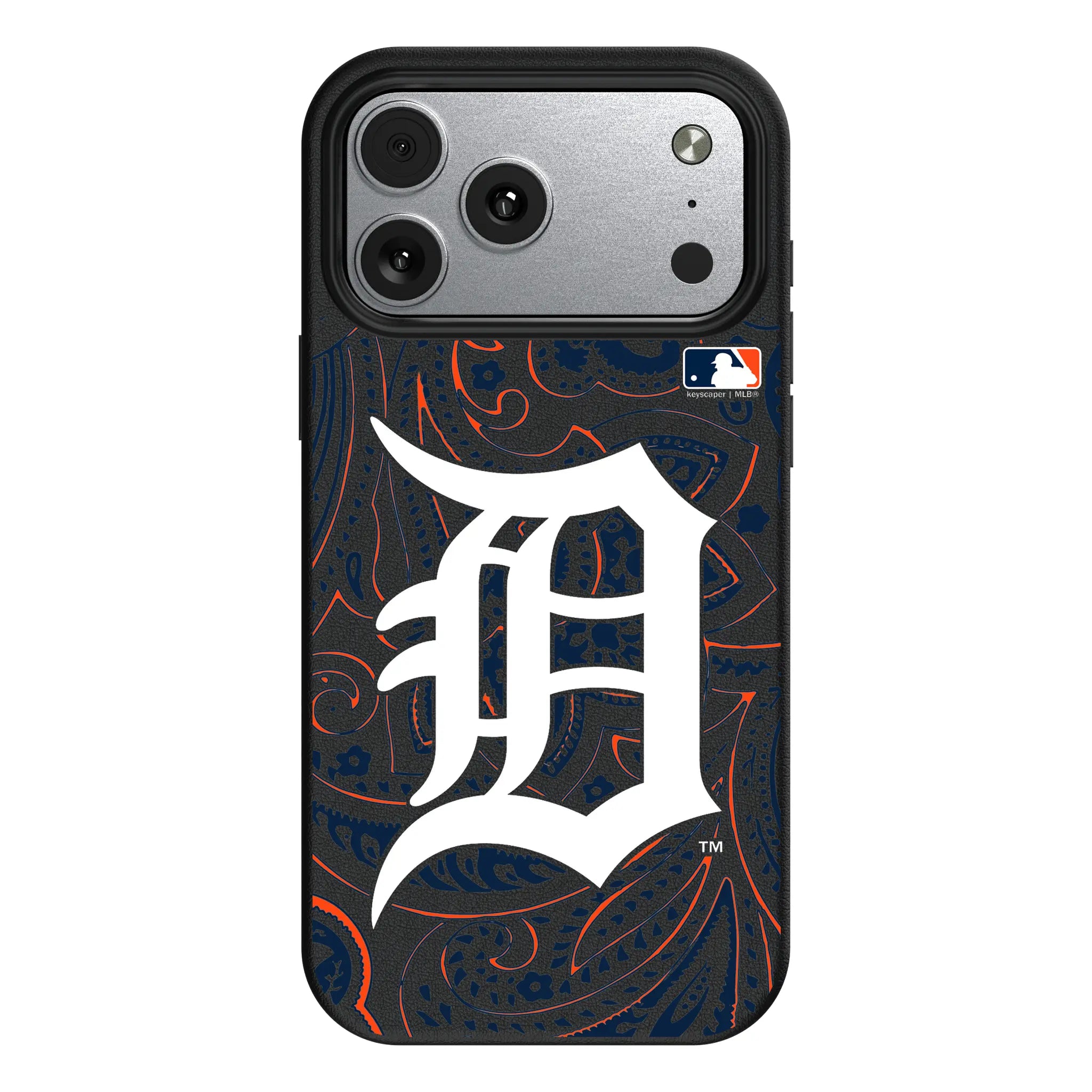 Detroit Tigers Paisley iPhone MagSafe Compatible Phone Case for Apple iPhone#Device_iPhone 17 Pro Max