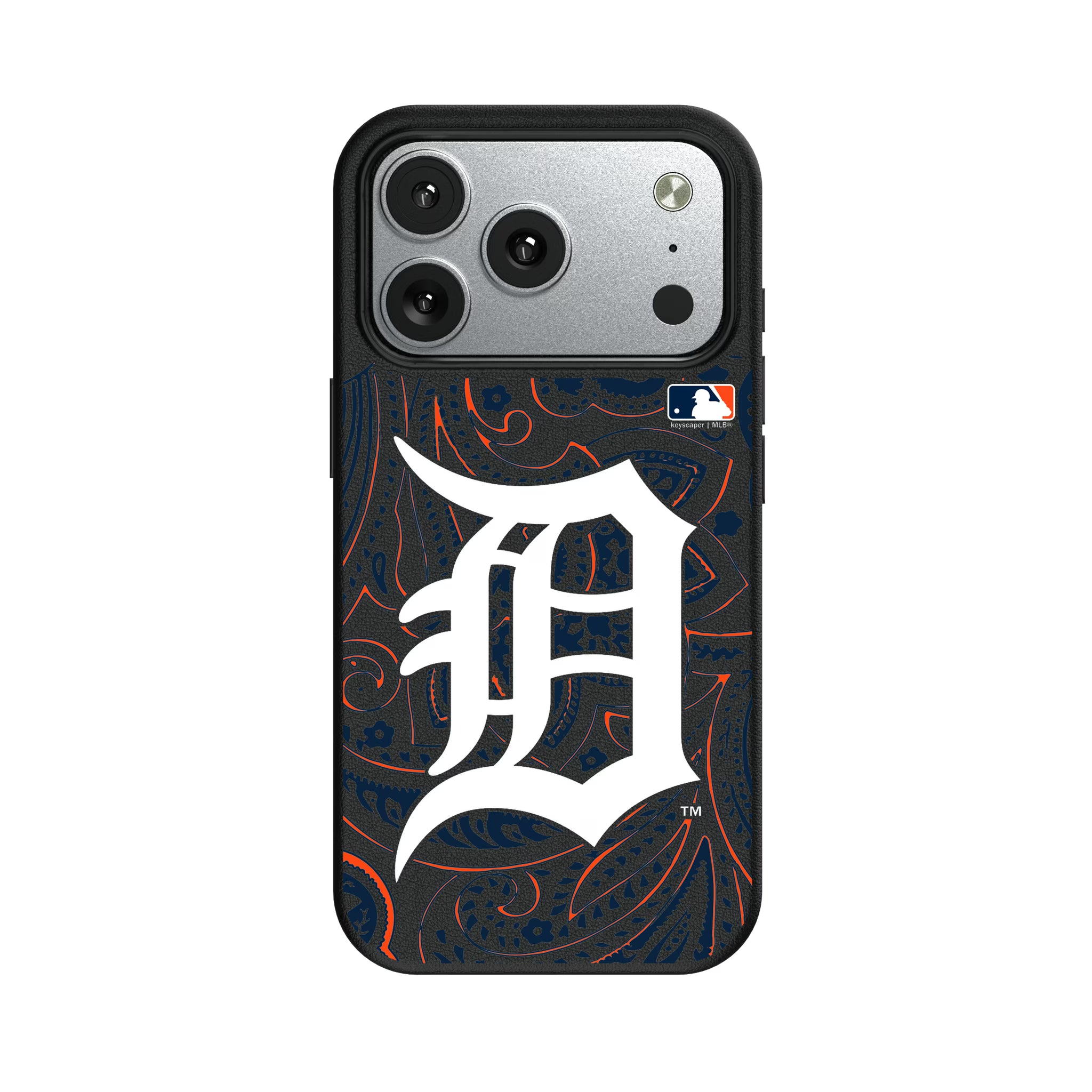 Detroit Tigers Paisley iPhone MagSafe Compatible Phone Case for Apple iPhone#Device_iPhone 17 Pro