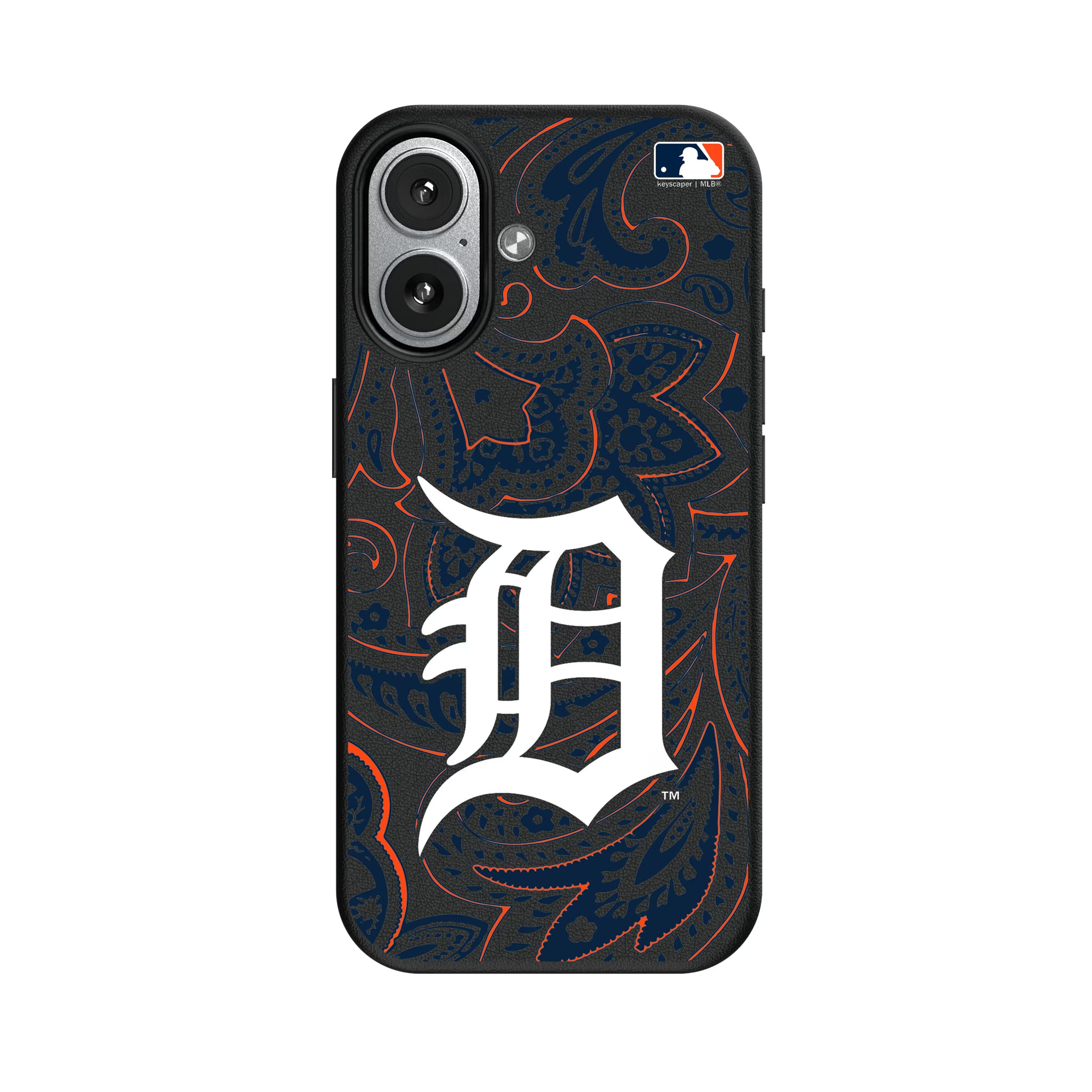 Detroit Tigers Paisley iPhone MagSafe Compatible Phone Case for Apple iPhone#Device_iPhone 17
