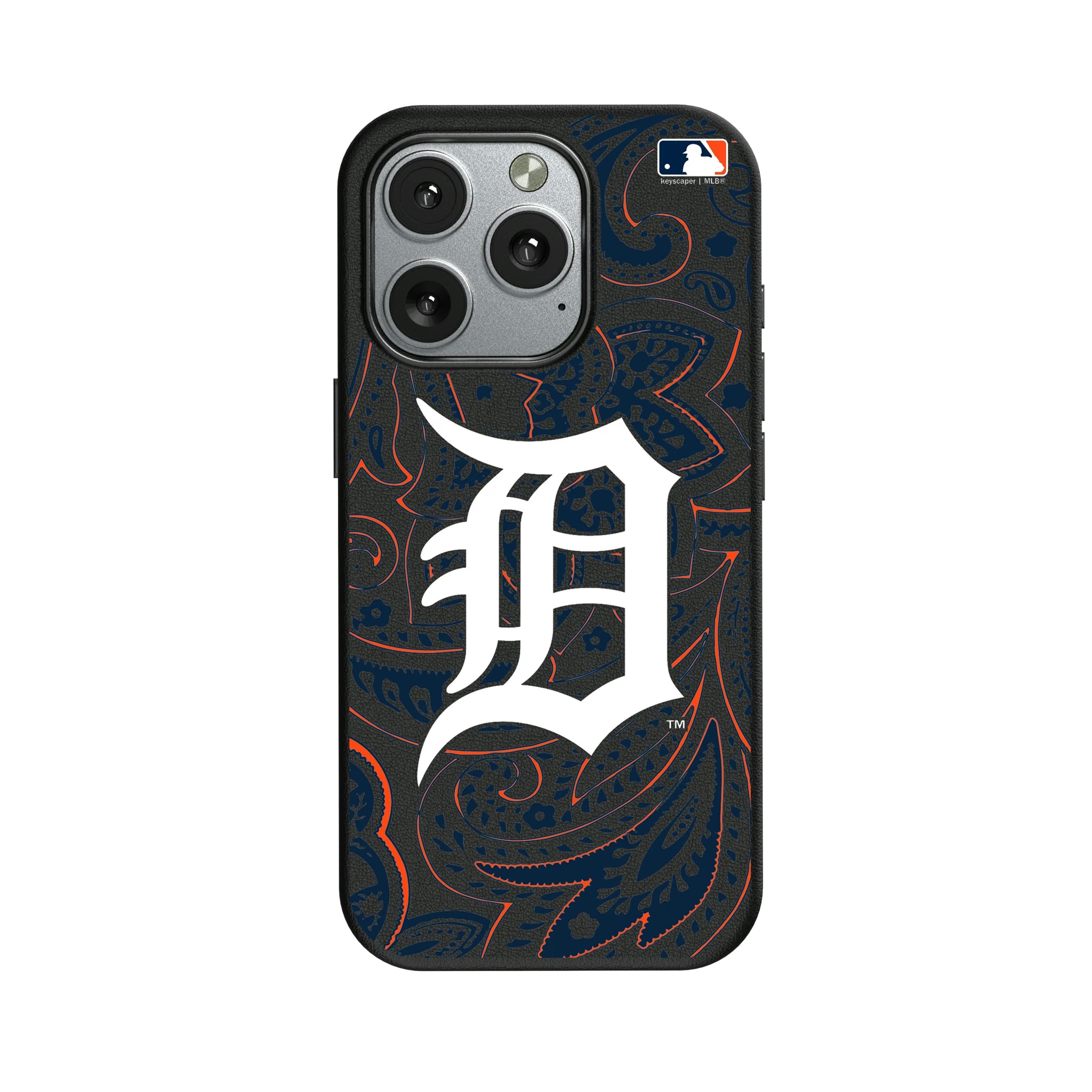 Detroit Tigers Paisley iPhone MagSafe Compatible Phone Case for Apple iPhone