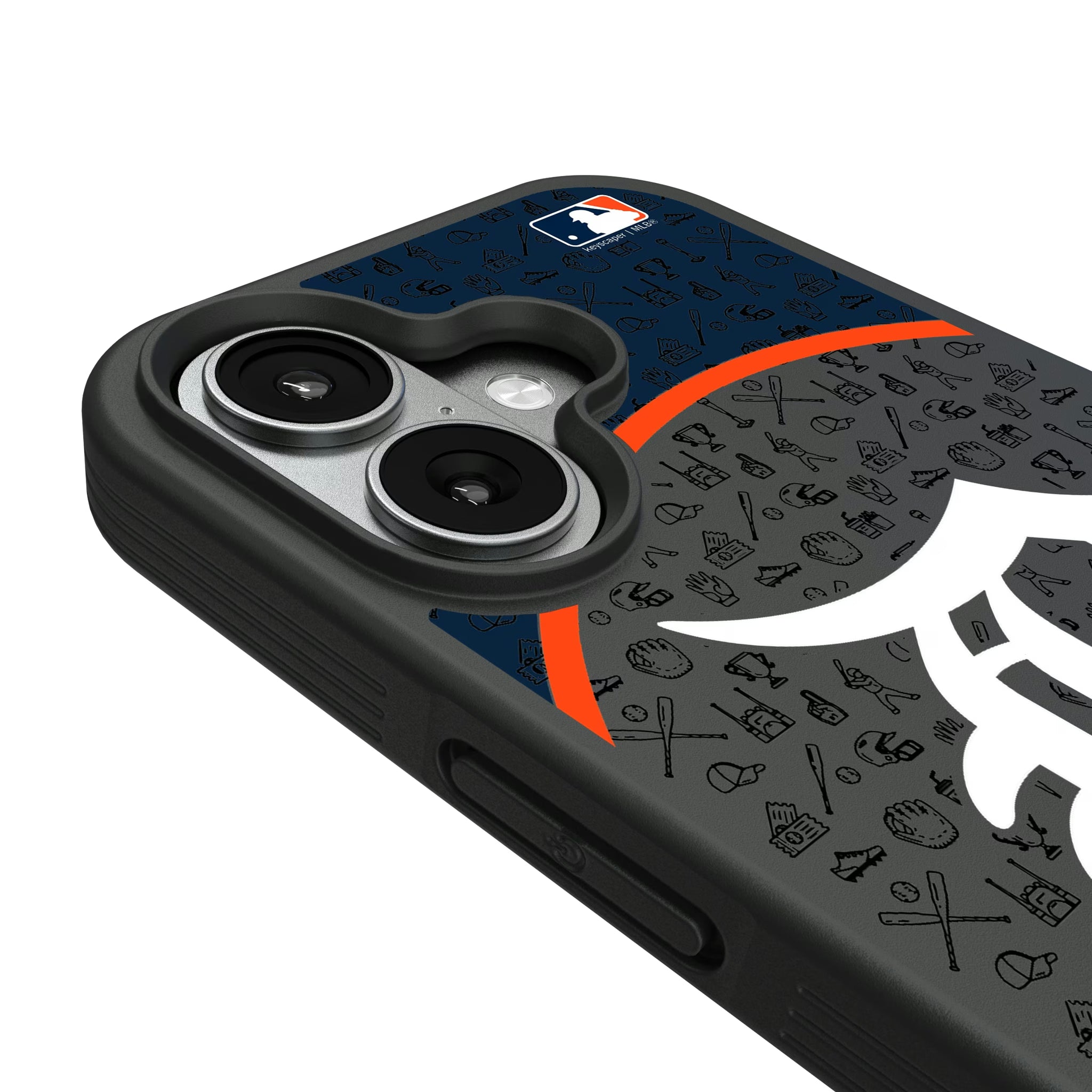 Detroit Tigers Personalized Circle iPhone Bump Phone Case for Apple iPhone - Detail#Device_iPhone 17