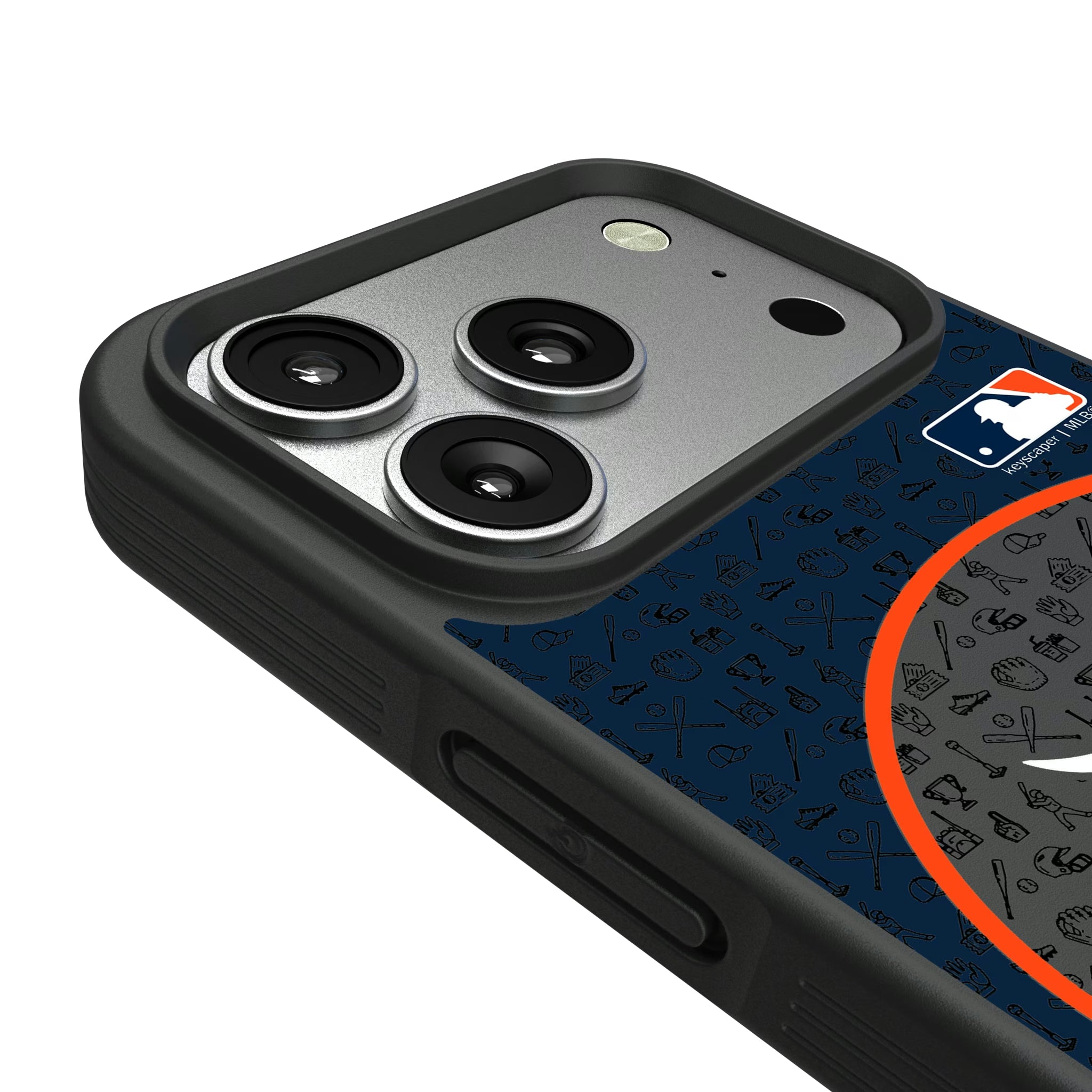 Detroit Tigers Personalized Circle iPhone Bump Phone Case for Apple iPhone - Detail#Device_iPhone 17 Pro
