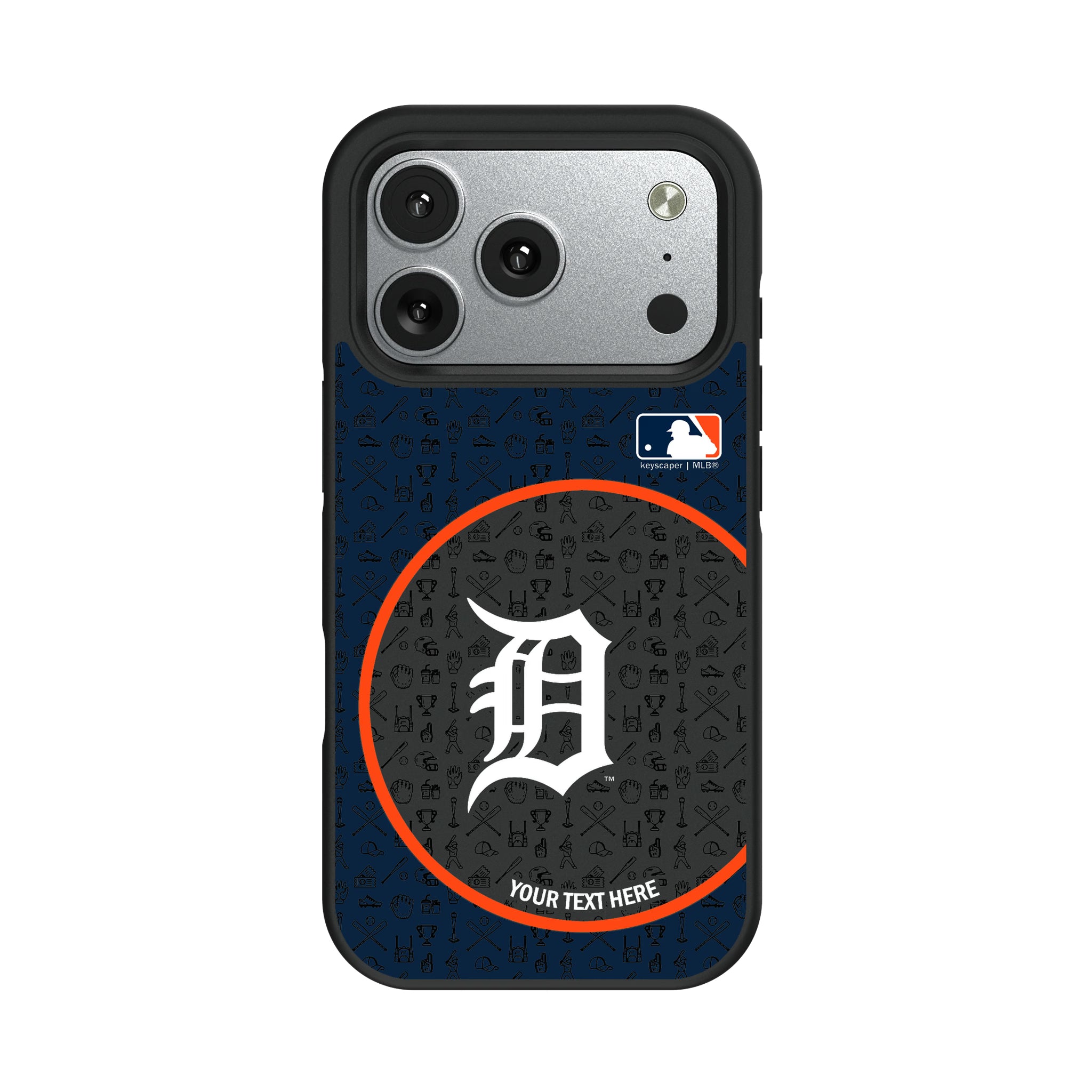 Detroit Tigers Personalized Circle iPhone Bump Phone Case for Apple iPhone#Device_iPhone 17 Pro