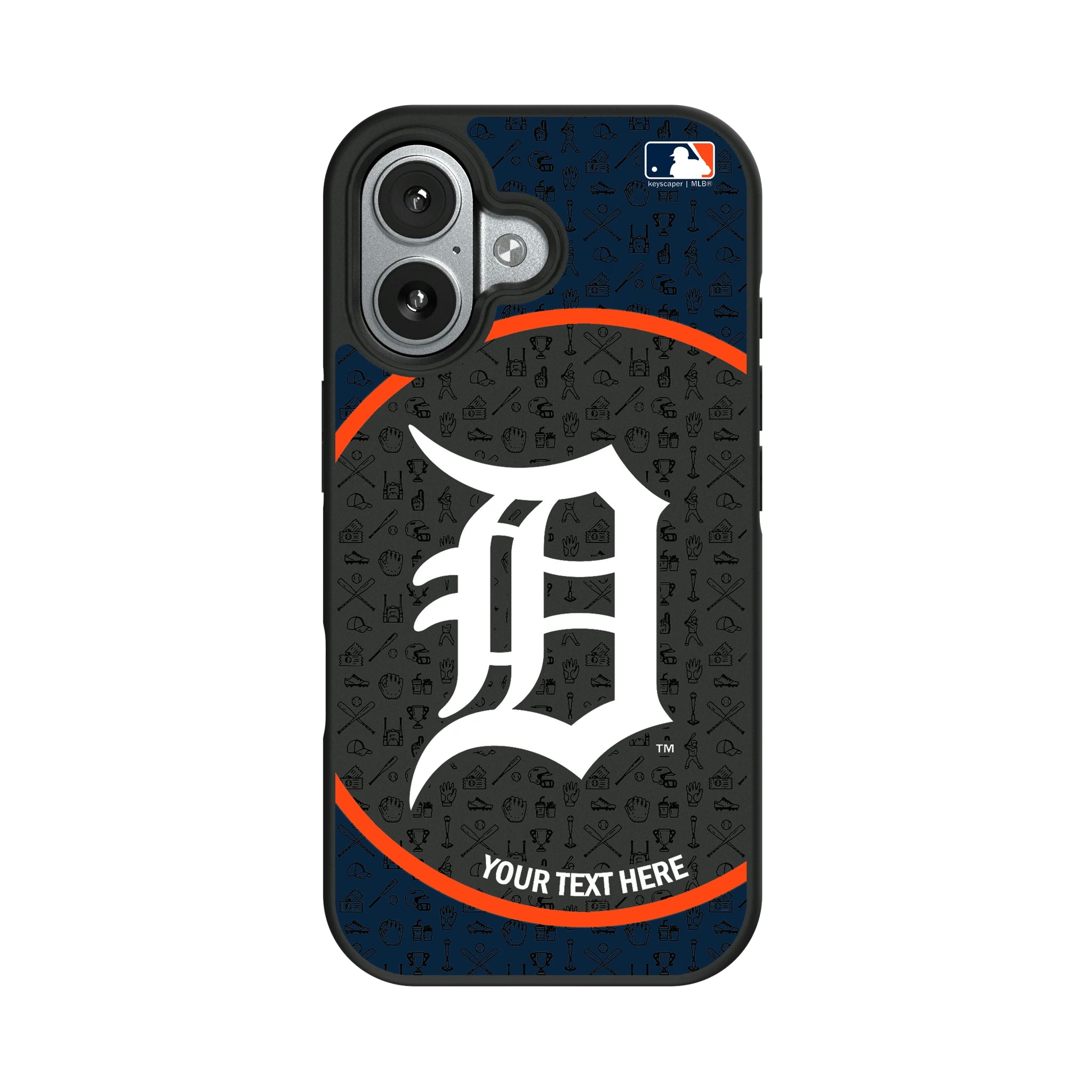 Detroit Tigers Personalized Circle iPhone Bump Phone Case for Apple iPhone#Device_iPhone 17