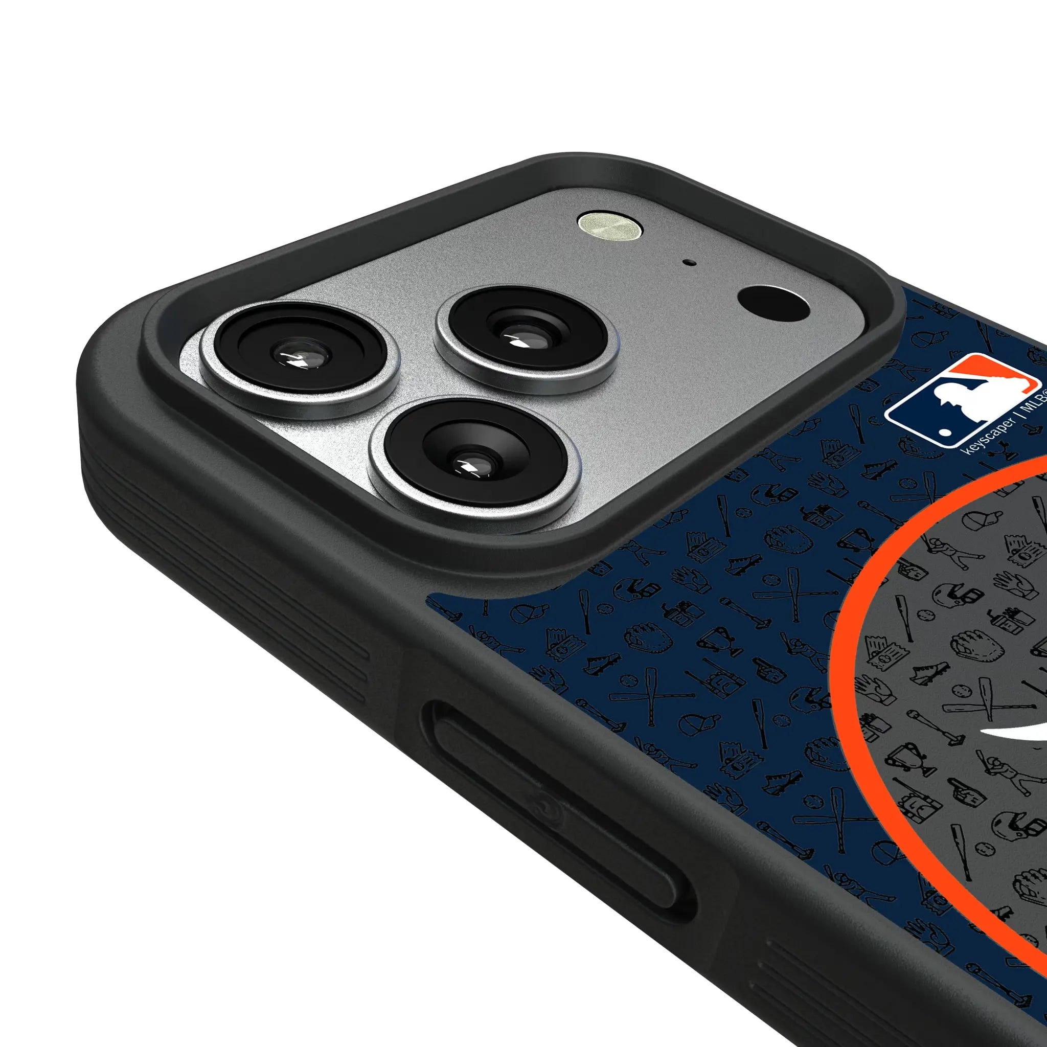 Detroit Tigers Personalized Circle iPhone Bump Phone Case for Apple iPhone - Detail#Device_iPhone 17 Pro