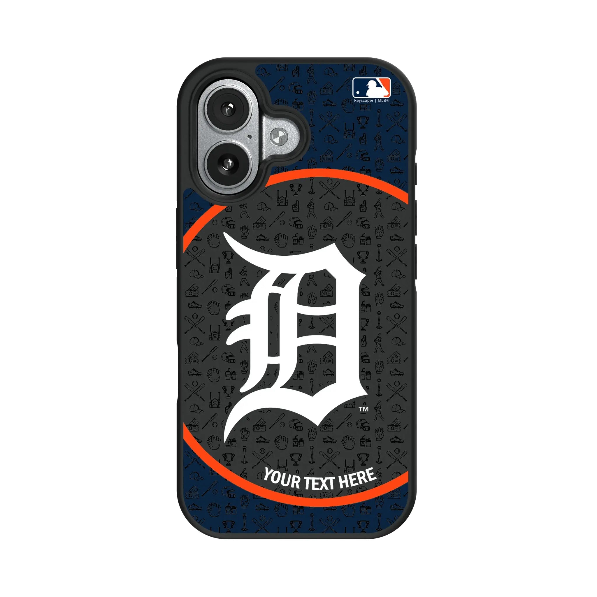 Detroit Tigers Personalized Circle iPhone Bump Phone Case for Apple iPhone#Device_iPhone 17