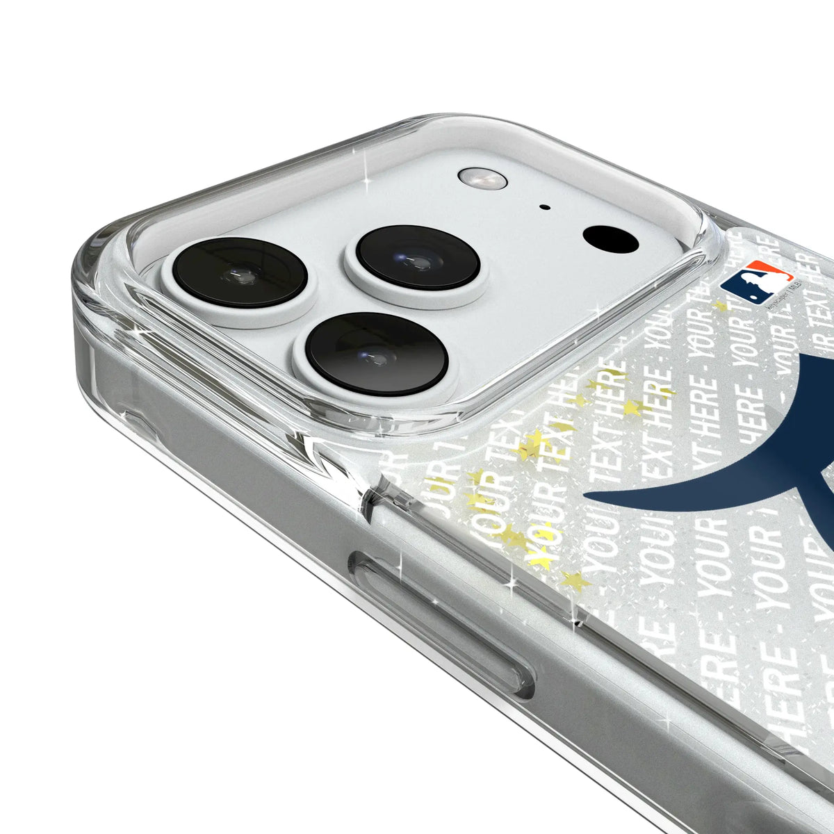 Detroit Tigers Personalized EndZone Plus iPhone Glitter Phone Case for Apple iPhone - Detail#Device_iPhone 18 Pro
