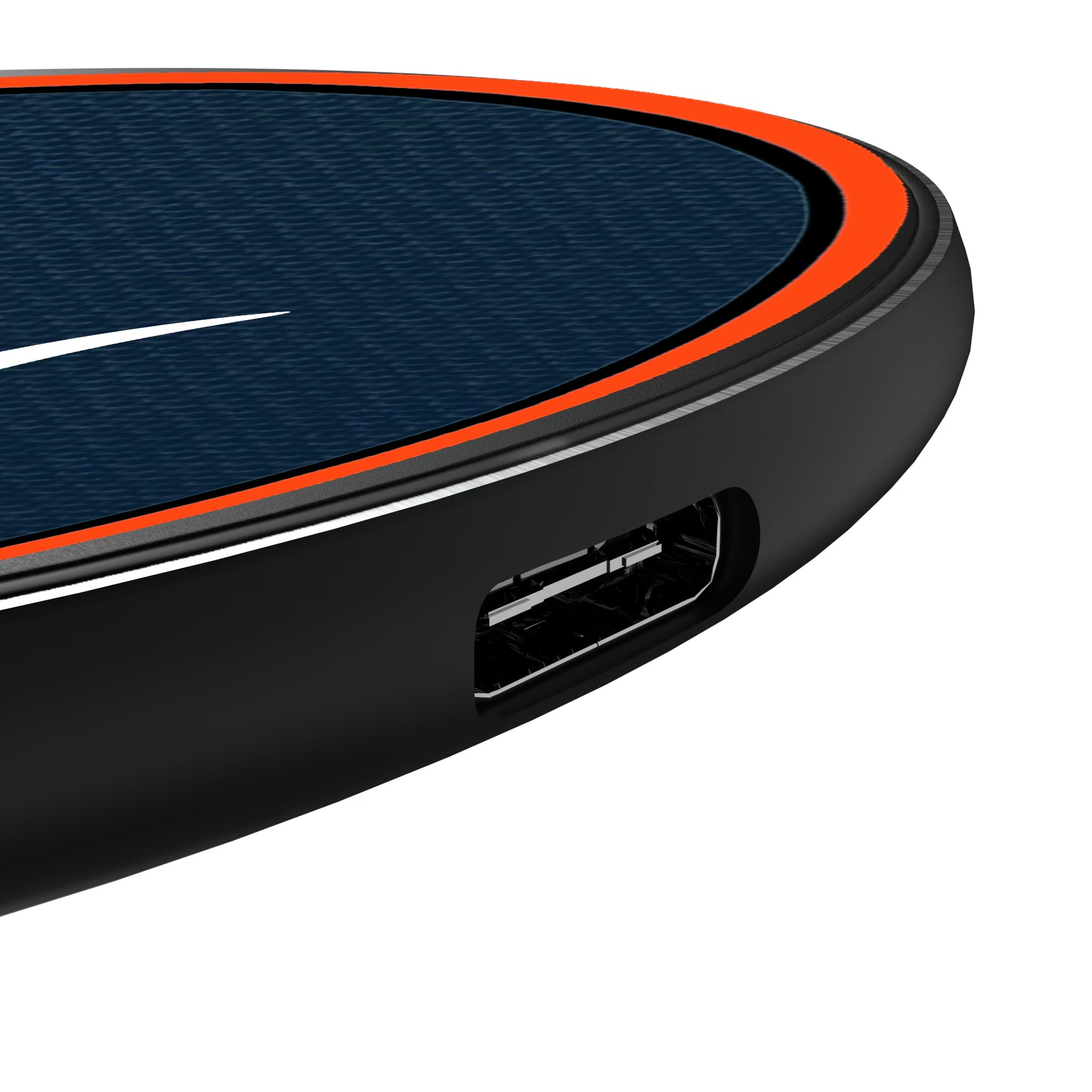 Detroit Tigers Personalized Endzone Solid 15-Watt Wireless Charger - Detail
