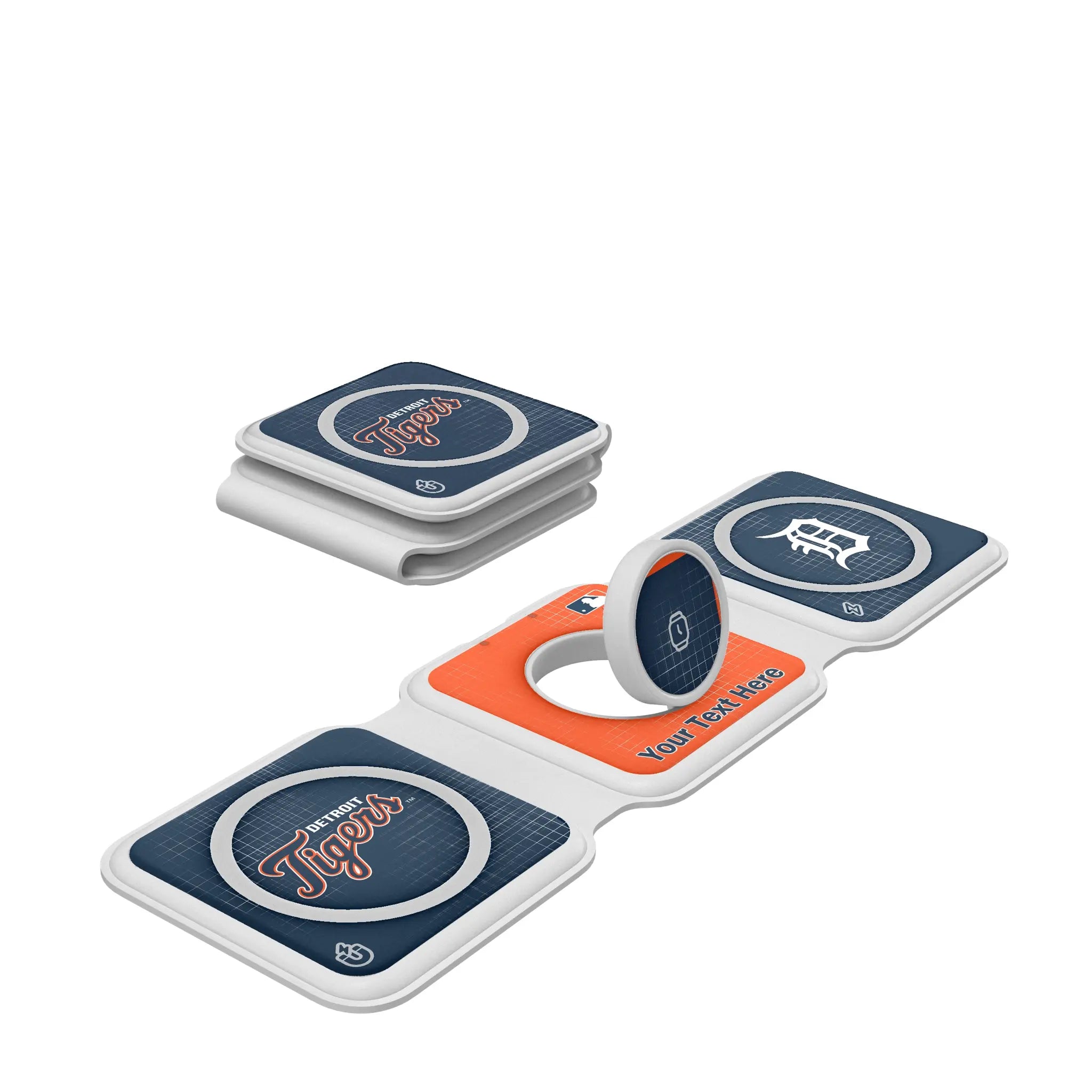 Detroit Tigers Personalized Hatch Foldable 3 in 1 Charger