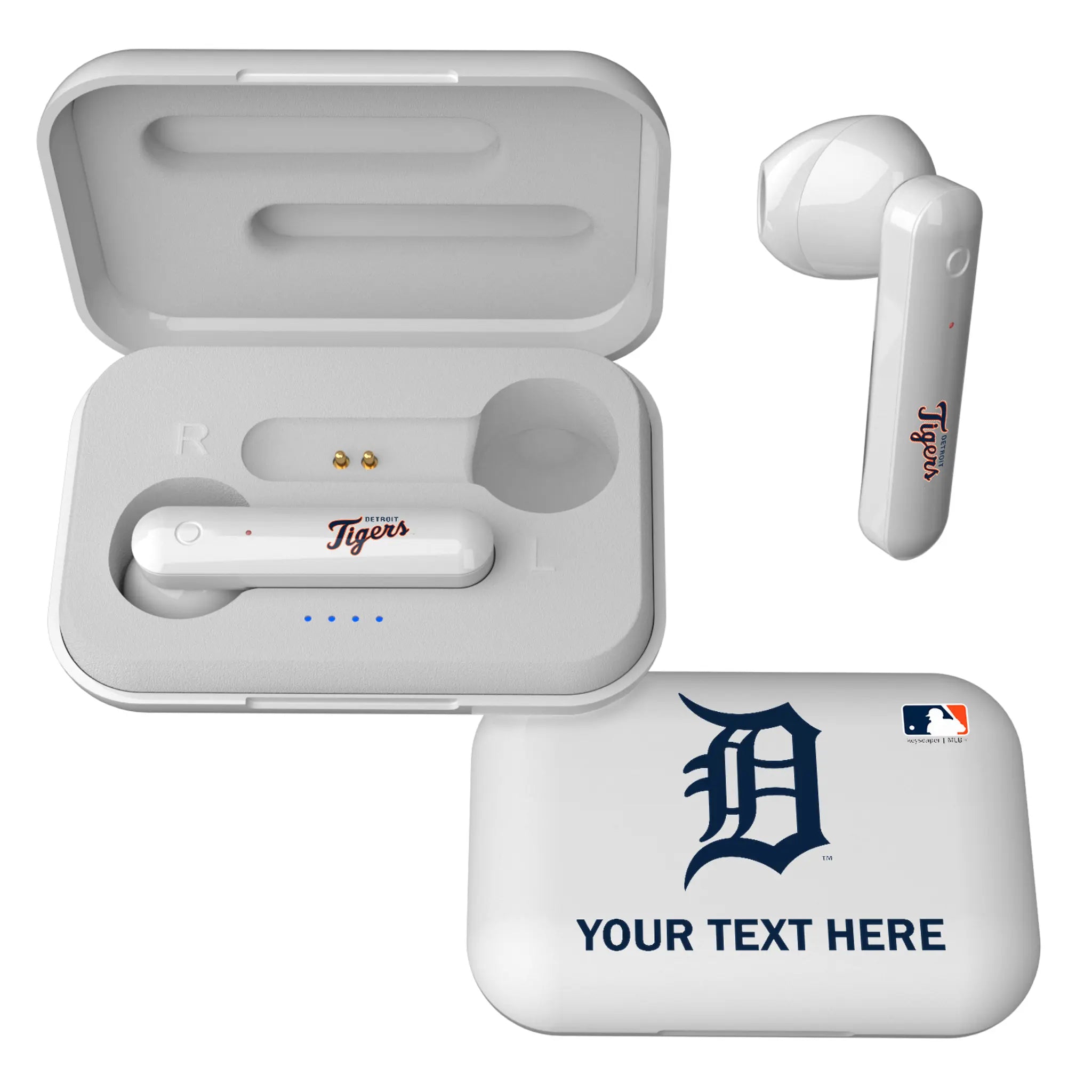 Detroit Tigers Personalized Insignia Wireless TWS Earbuds