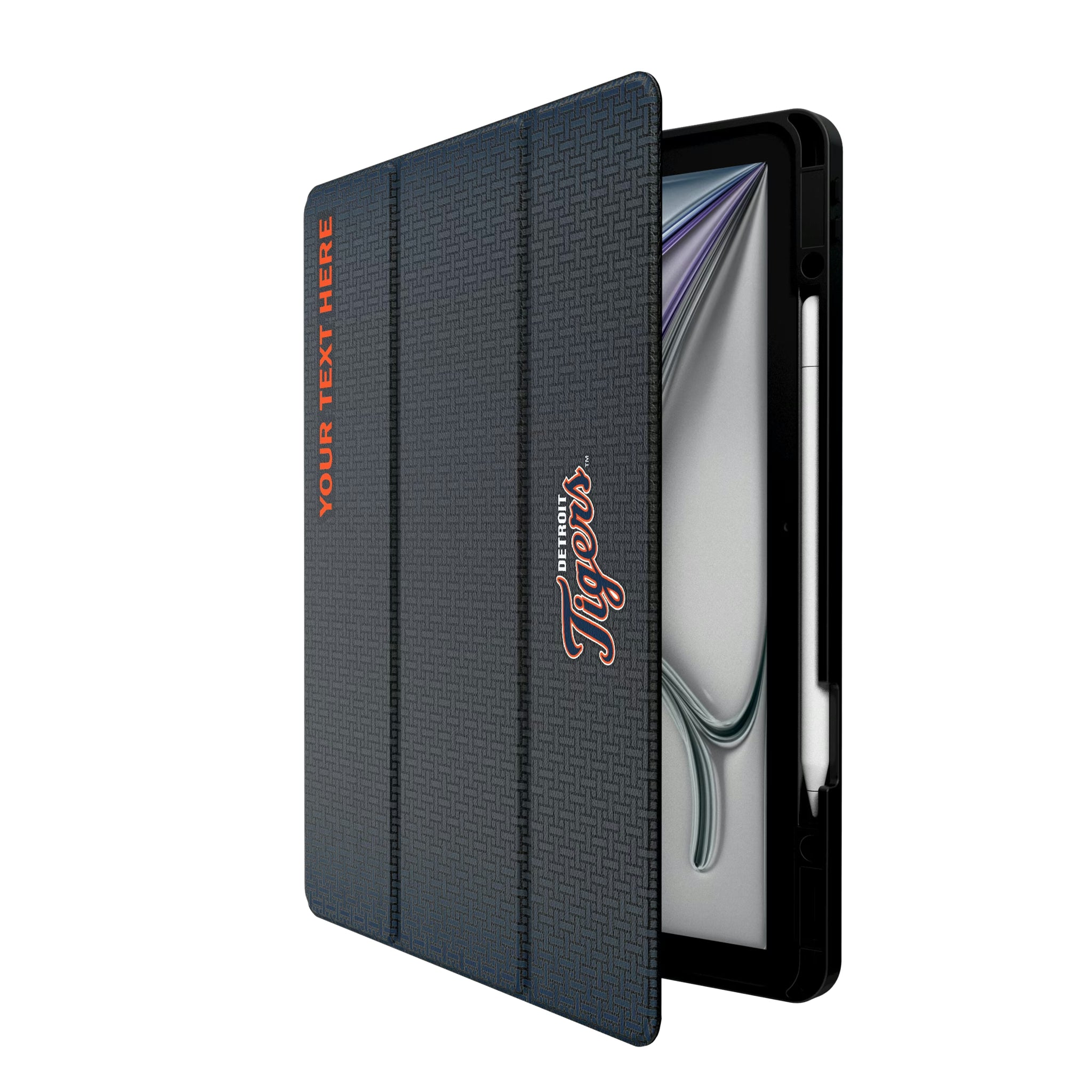 Detroit Tigers Personalized Linen iPad Tablet Case for Apple iPad