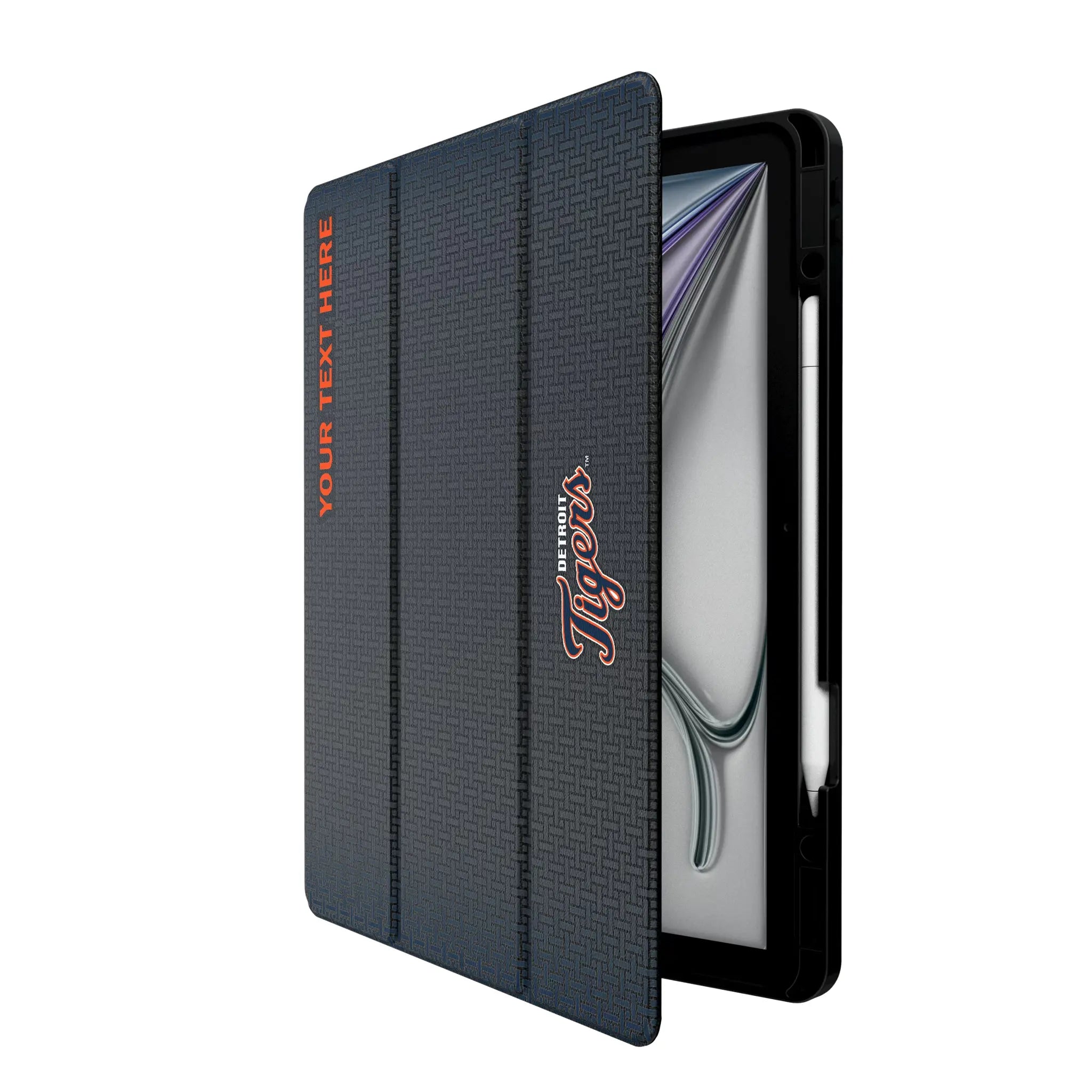 Detroit Tigers Personalized Linen iPad Tablet Case for Apple iPad