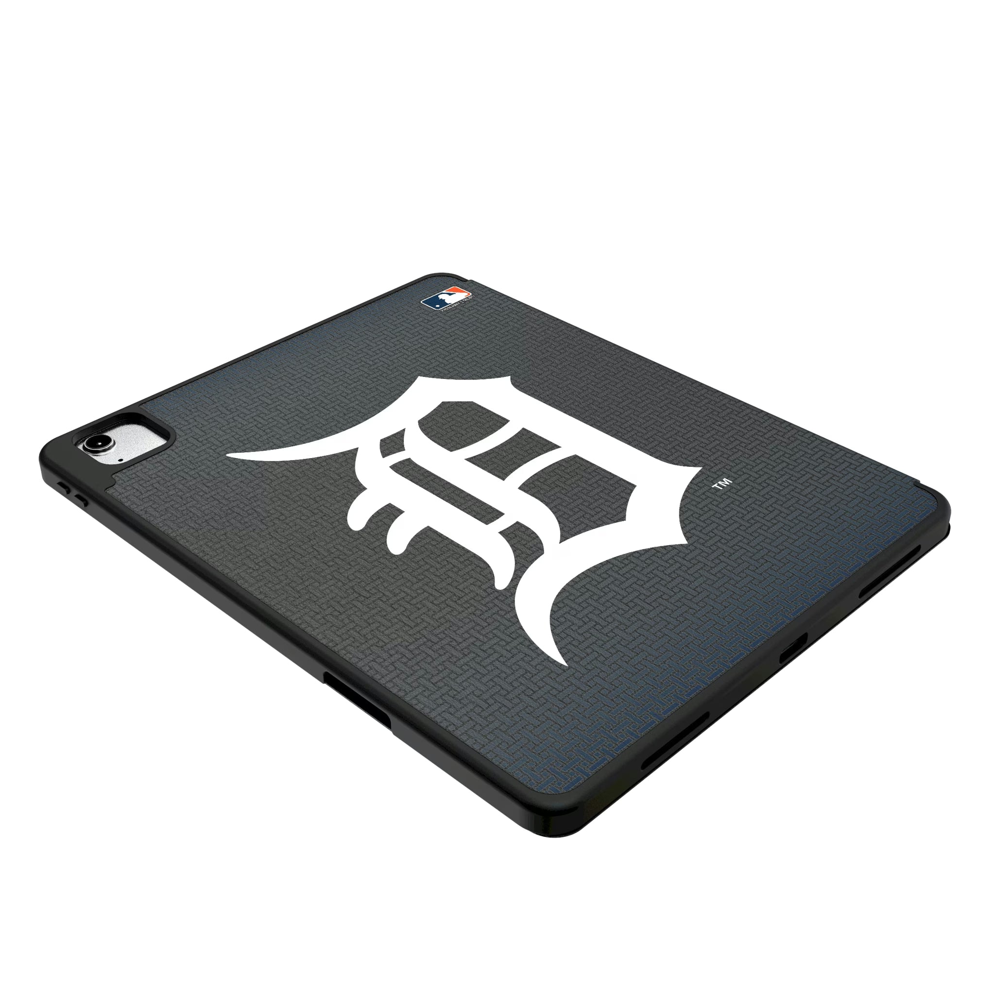 Detroit Tigers Personalized Linen iPad Tablet Case for Apple iPad - Isometric View