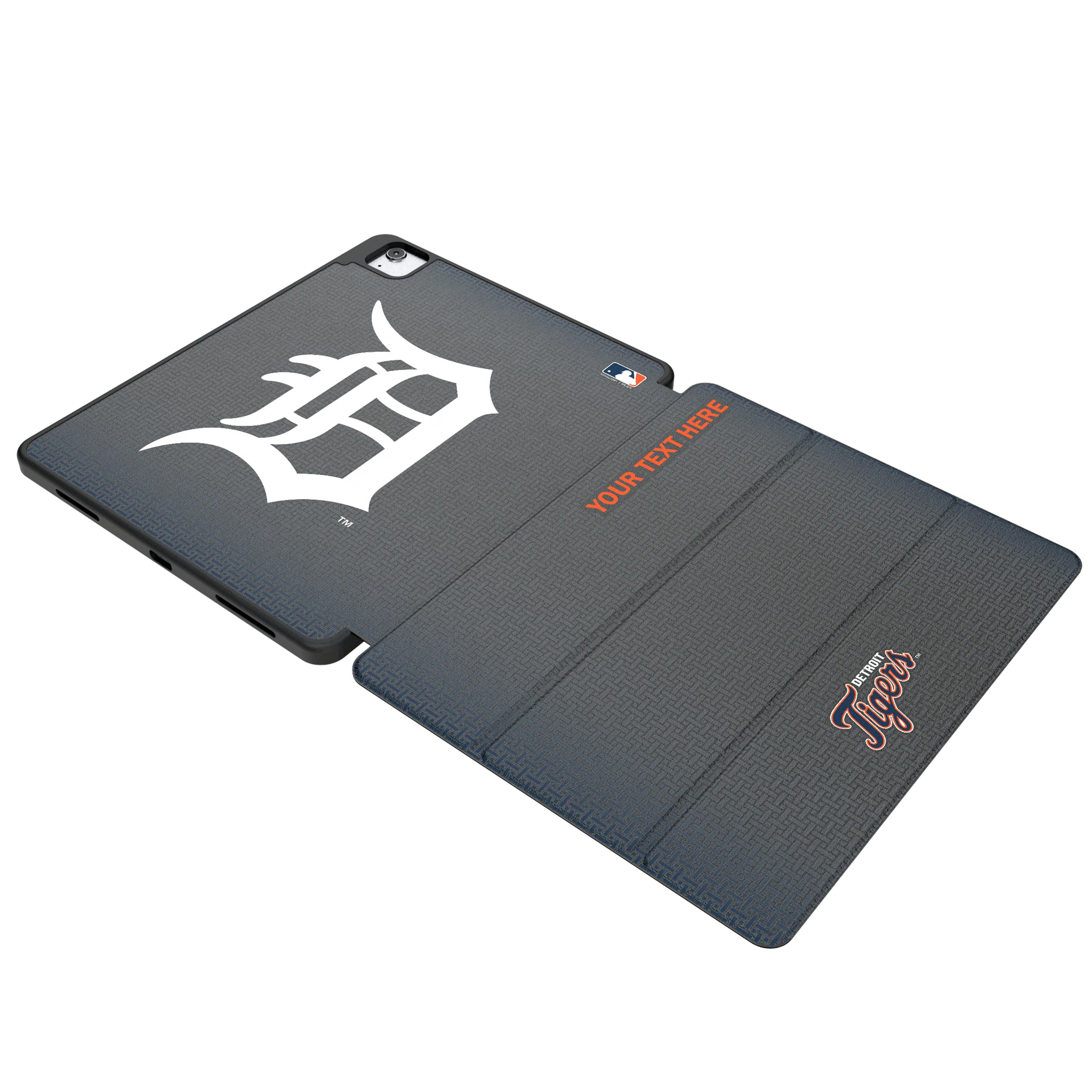 Detroit Tigers Personalized Linen iPad Tablet Case for Apple iPad