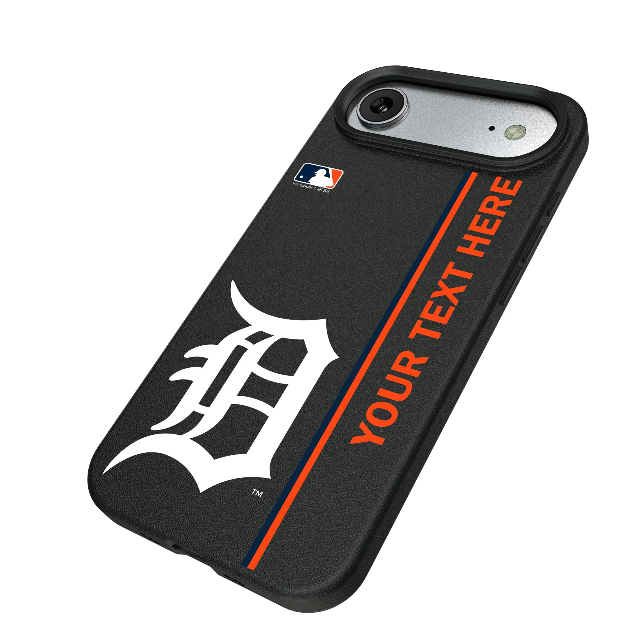 Detroit Tigers Personalized Sidebard iPhone MagSafe Compatible Phone Case for Apple iPhone - Isometric View#Device_iPhone Air