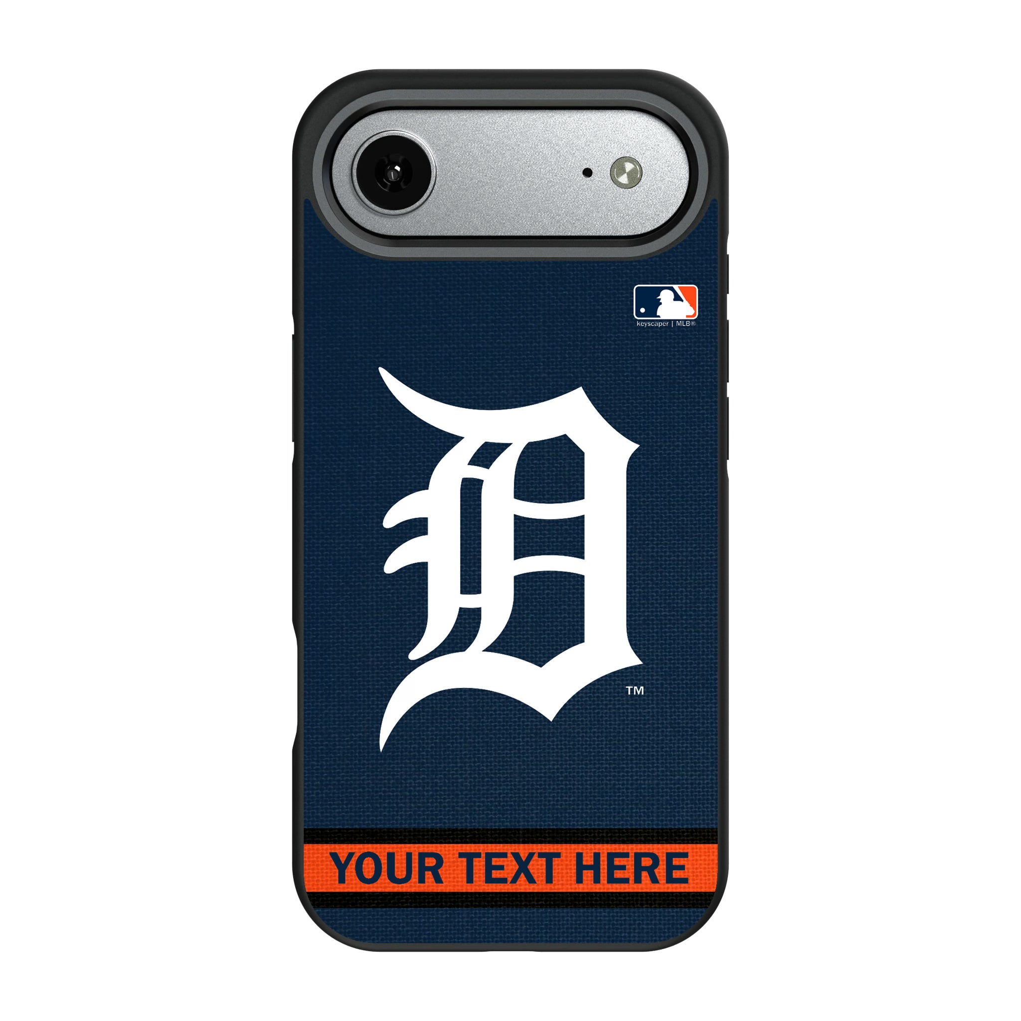 Detroit Tigers Personalized Stripe iPhone Bump Phone Case for Apple iPhone#Device_iPhone Air