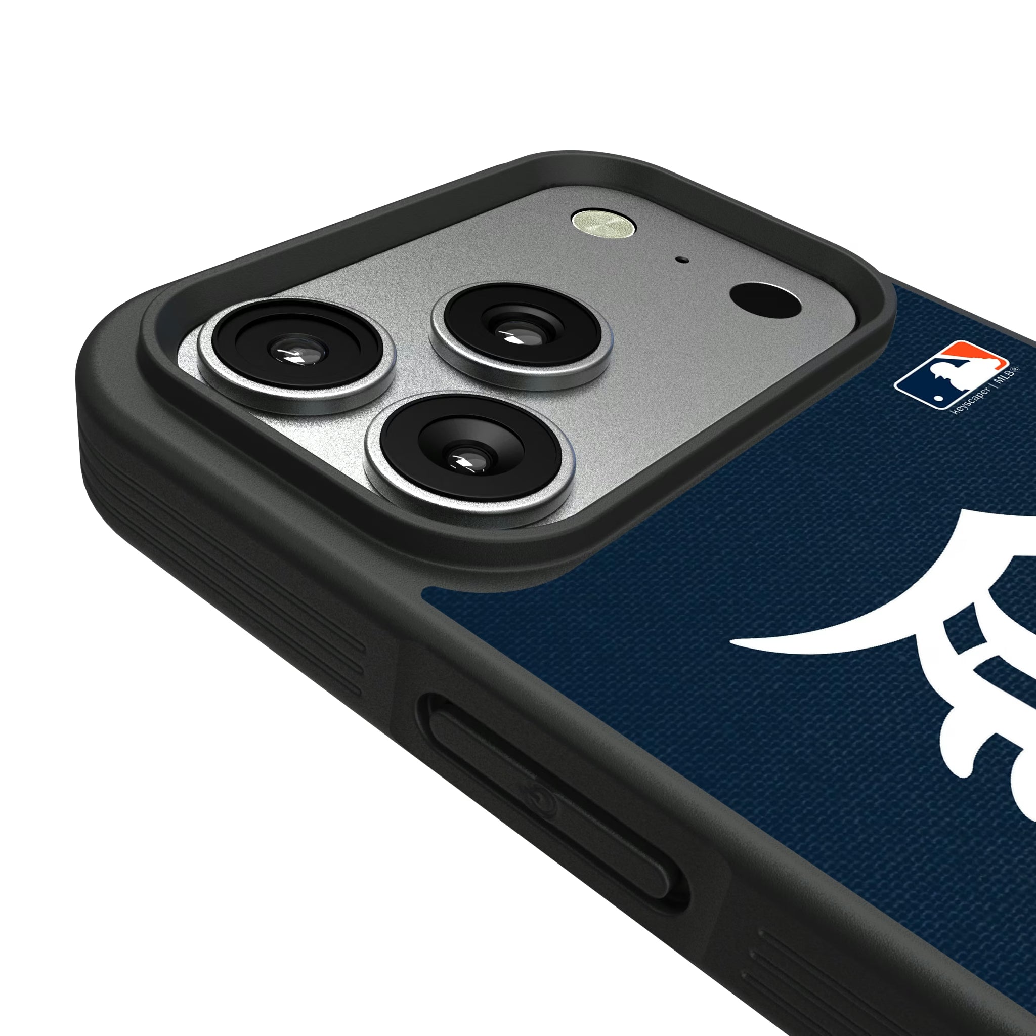 Detroit Tigers Personalized Stripe iPhone Bump Phone Case for Apple iPhone - Detail#Device_iPhone 17 Pro
