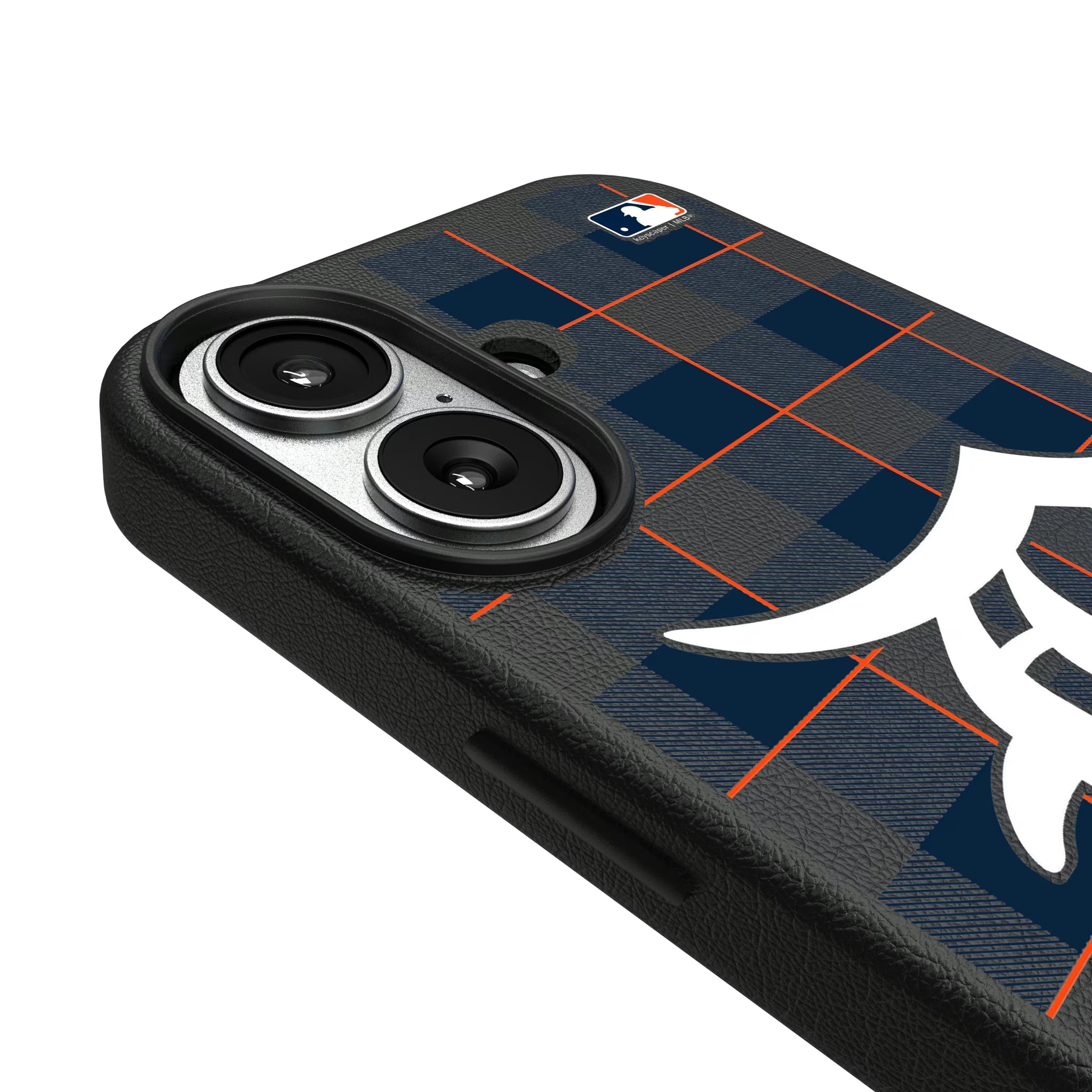 Detroit Tigers Plaid iPhone MagSafe Compatible Phone Case for Apple iPhone - Detail#Device_iPhone 17