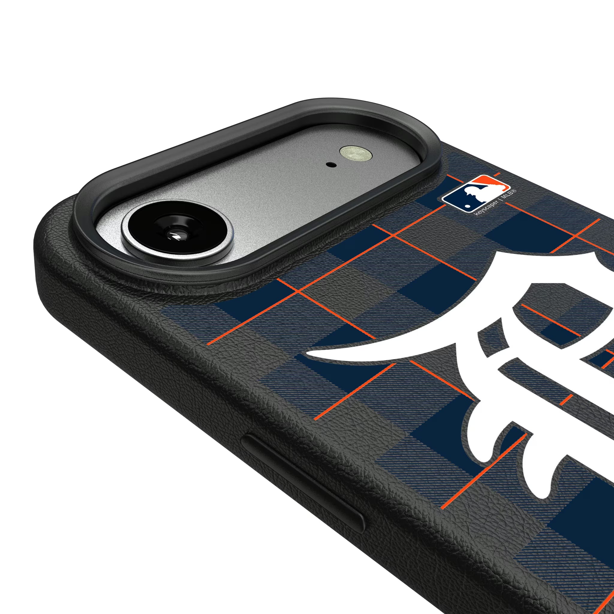 Detroit Tigers Plaid iPhone MagSafe Compatible Phone Case for Apple iPhone - Detail#Device_iPhone Air