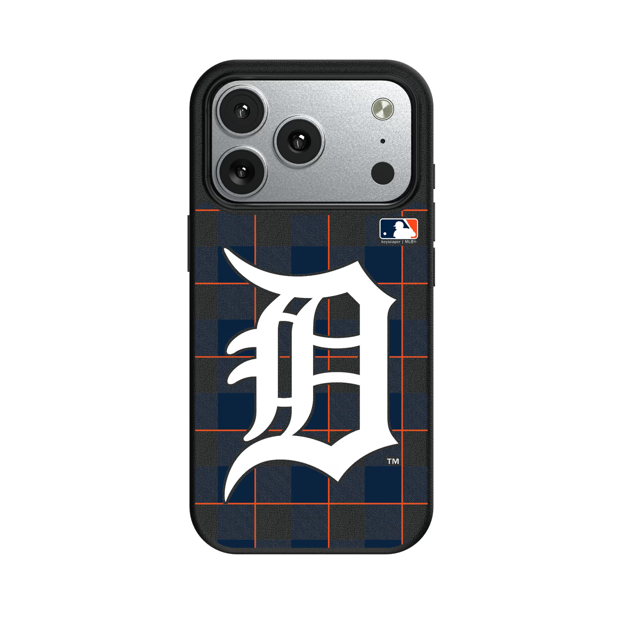 Detroit Tigers Plaid iPhone MagSafe Compatible Phone Case for Apple iPhone#Device_iPhone 17 Pro