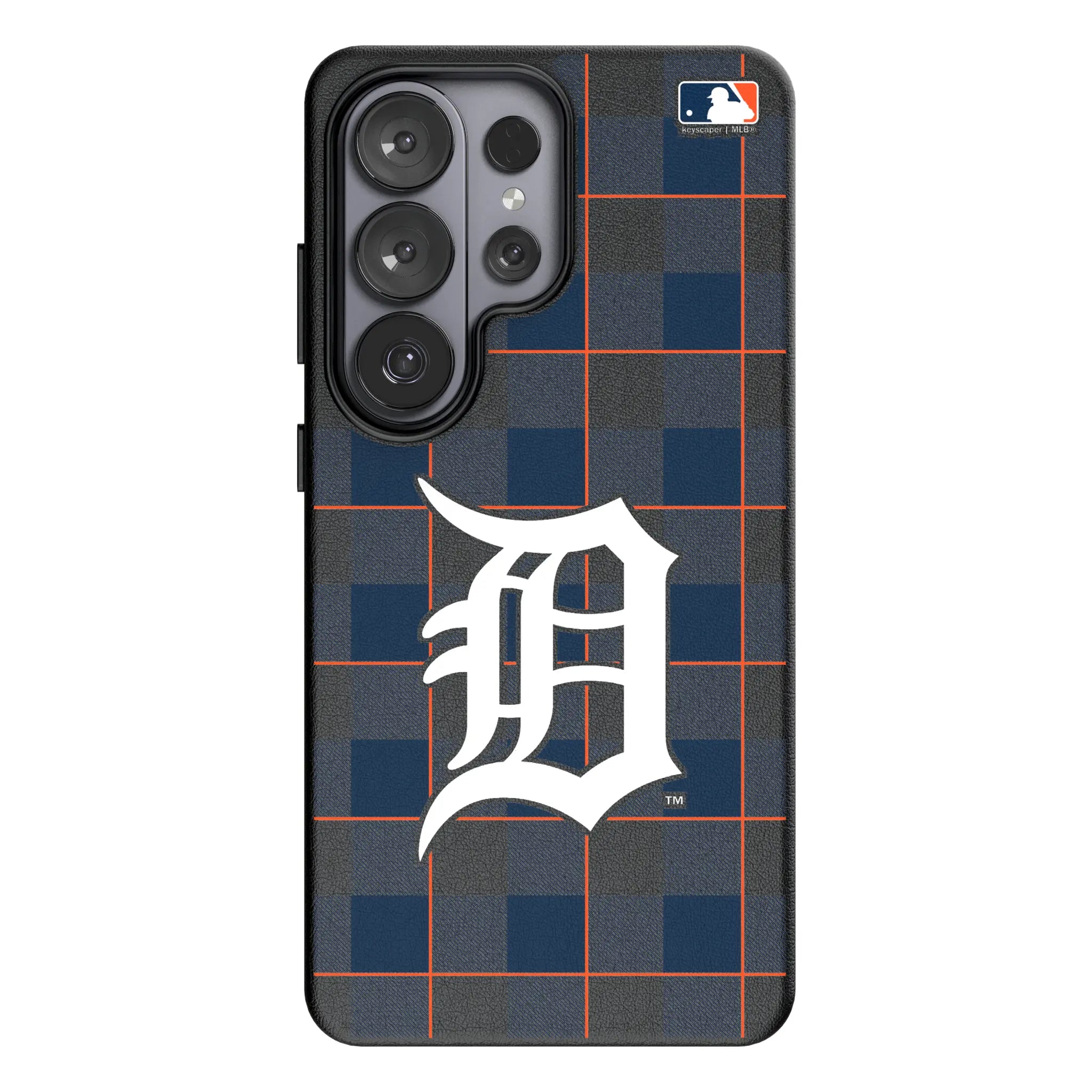 Detroit Tigers Plaid Galaxy MagSafe Compatible Phone Case for Samsung Galaxy#Device_Galaxy S26 Ultra