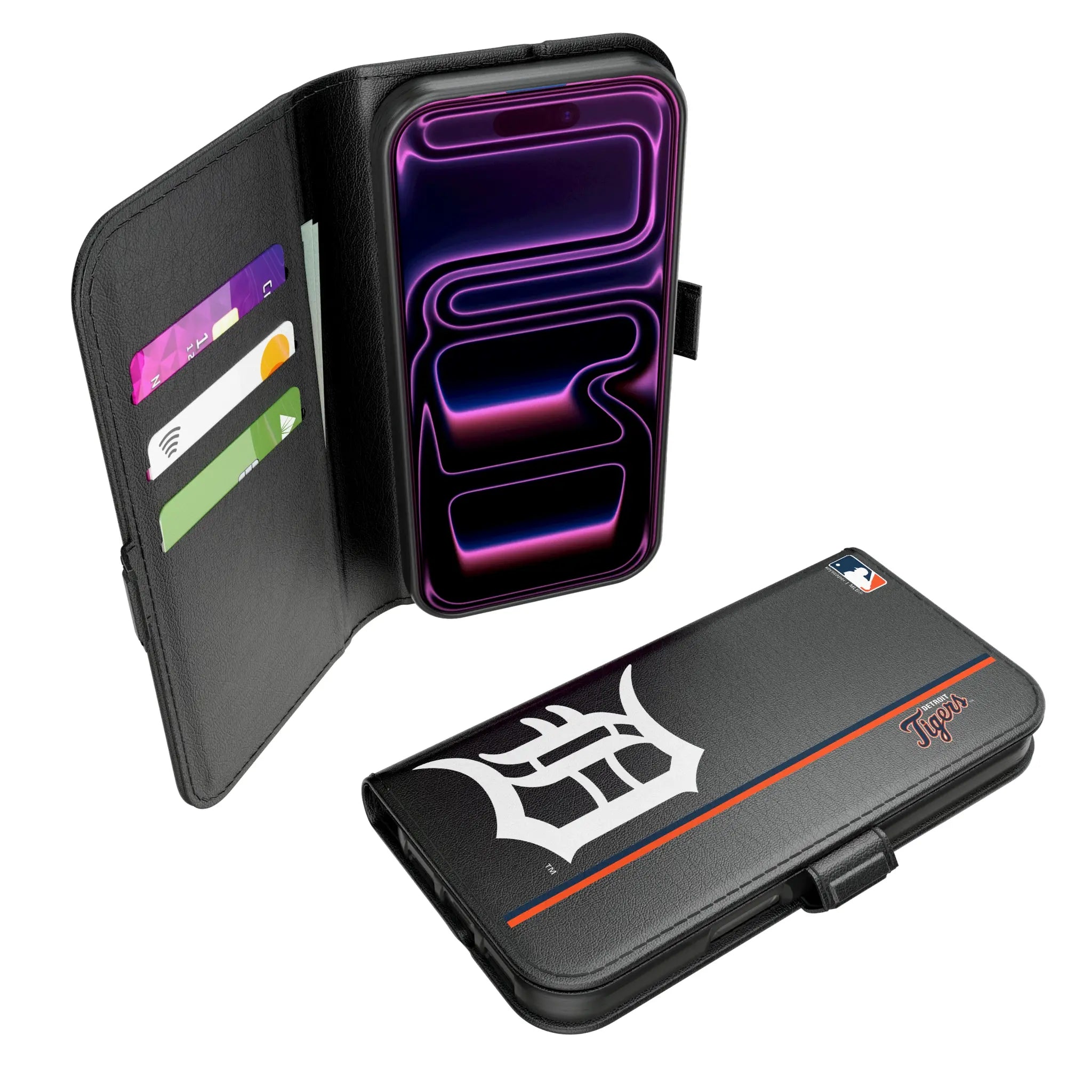 Detroit Tigers Sidebar iPhone Folio Phone Case for Apple iPhone#Device_iPhone 17 Pro