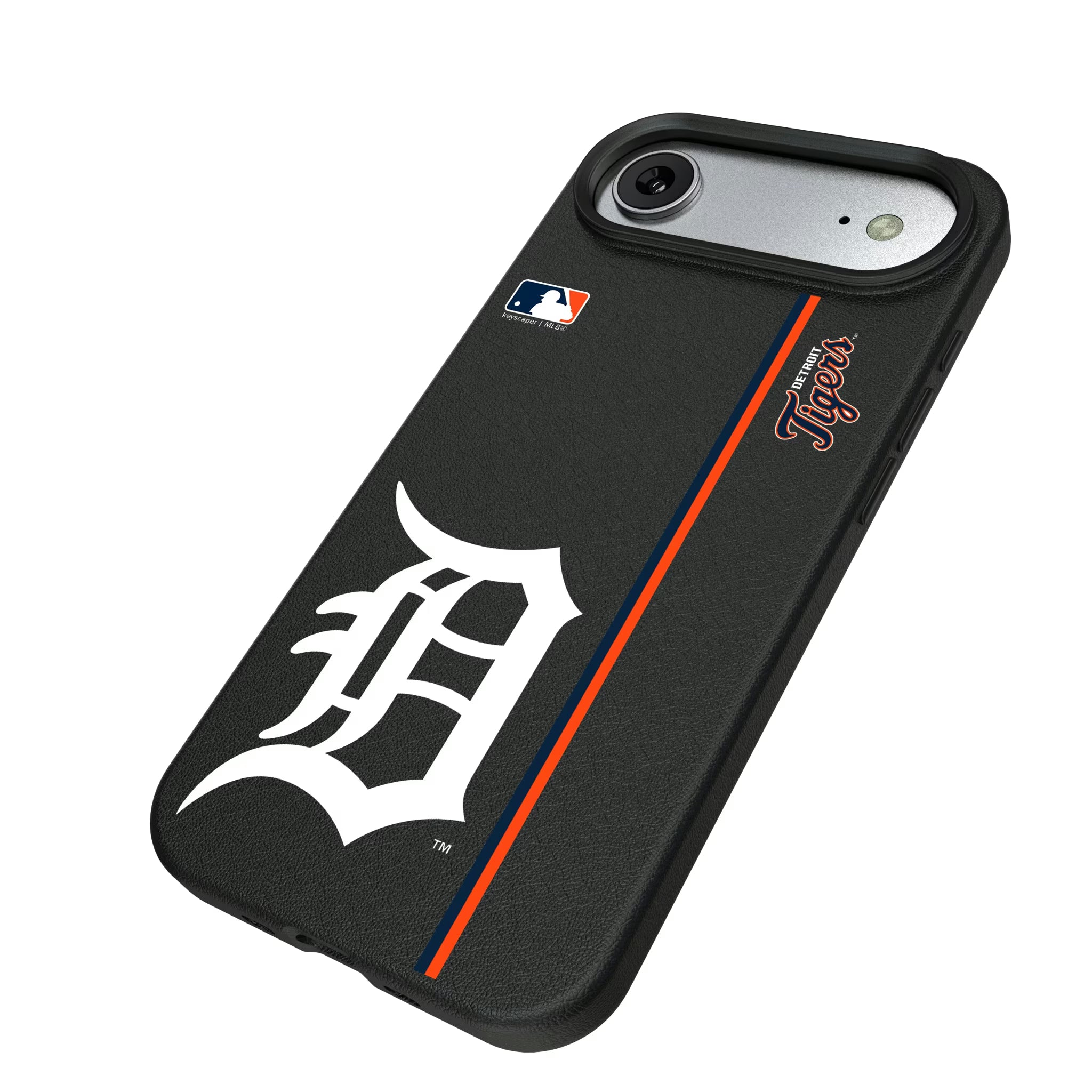 Detroit Tigers Sidebar iPhone MagSafe Compatible Phone Case for Apple iPhone - Isometric View#Device_iPhone Air