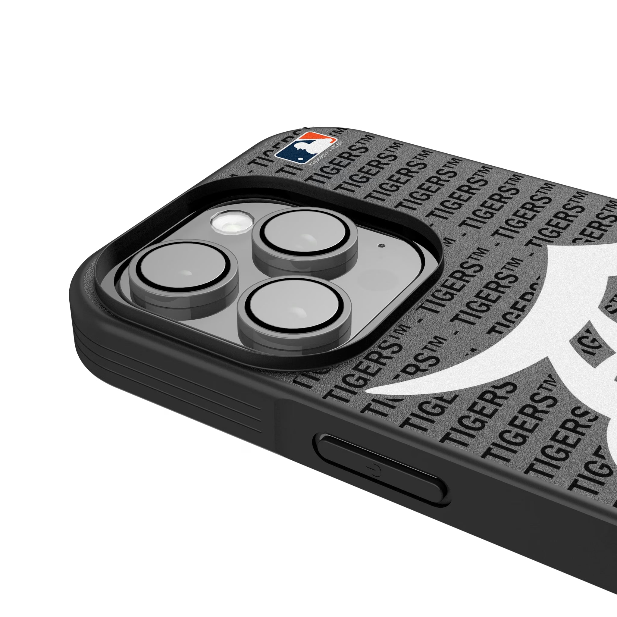 Detroit Tigers Text Backdrop iPhone Bump Phone Case for Apple iPhone - Detail