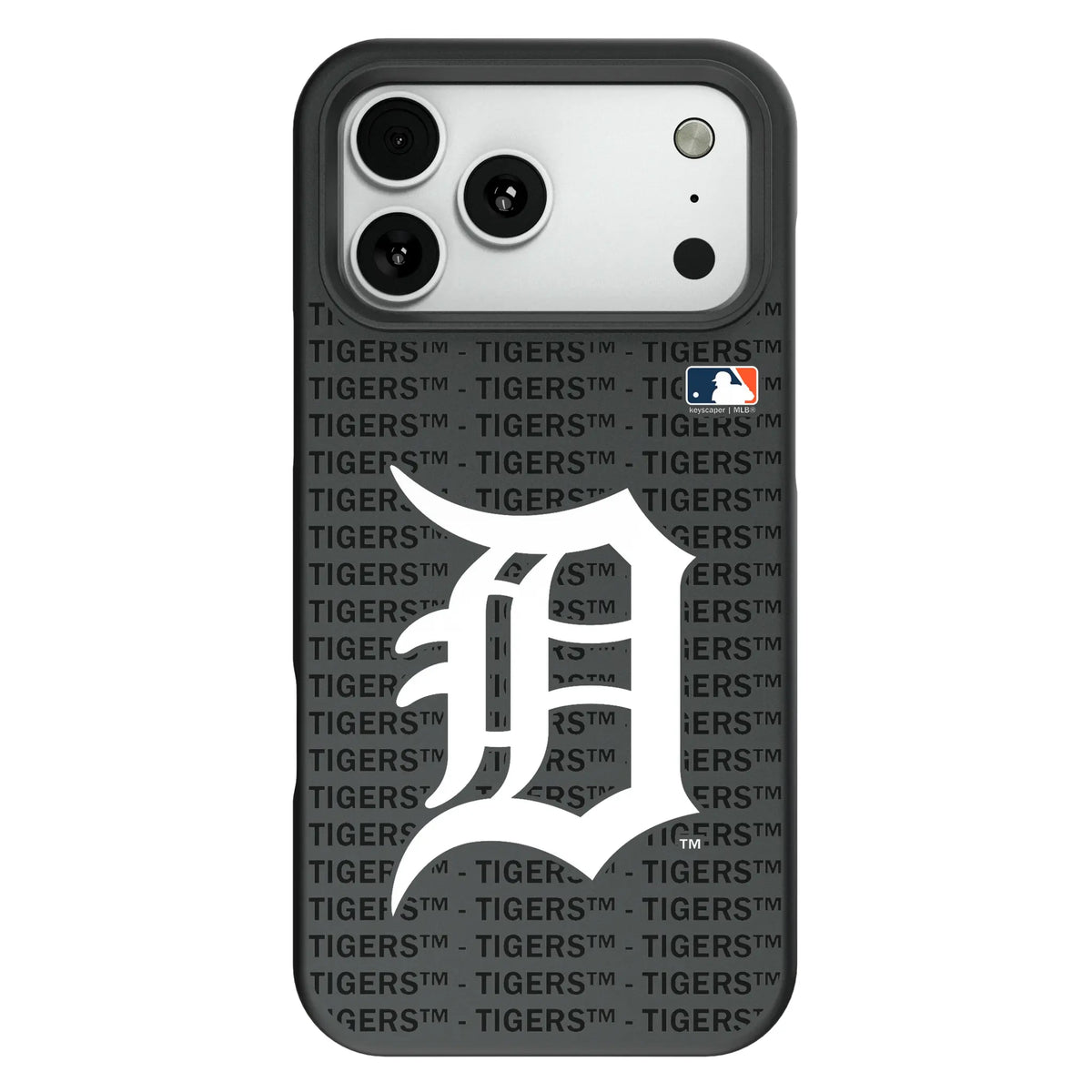 Detroit Tigers Text Backdrop Bump Phone Case for Apple iPhone