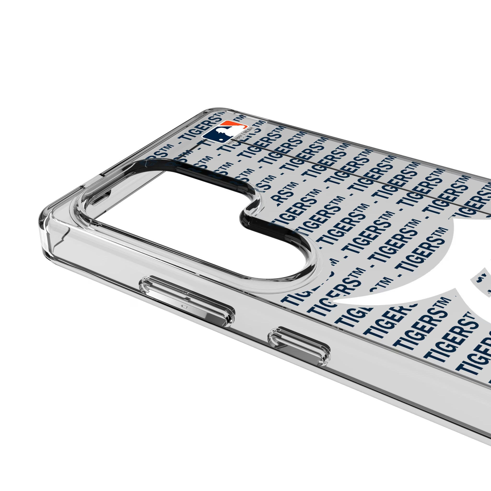 Detroit Tigers Text Backdrop Galaxy Clear Phone Case for Samsung Galaxy - Detail