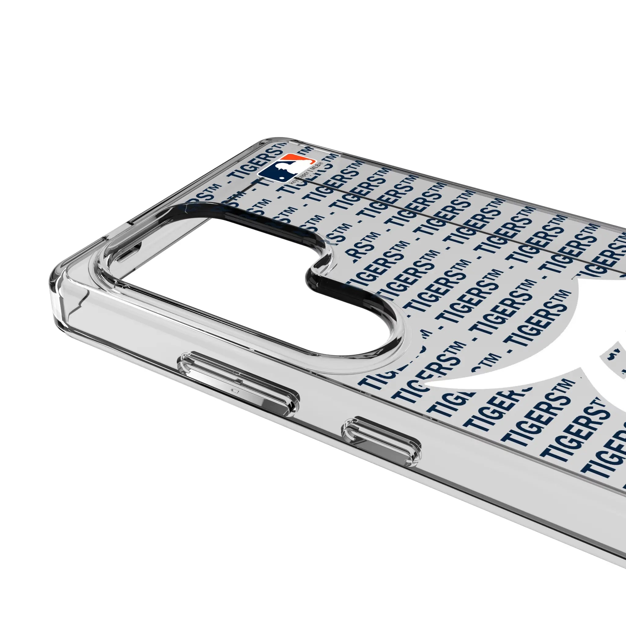 Detroit Tigers Text Backdrop Galaxy Clear Phone Case for Samsung Galaxy - Detail#Device_Galaxy S25 Ultra